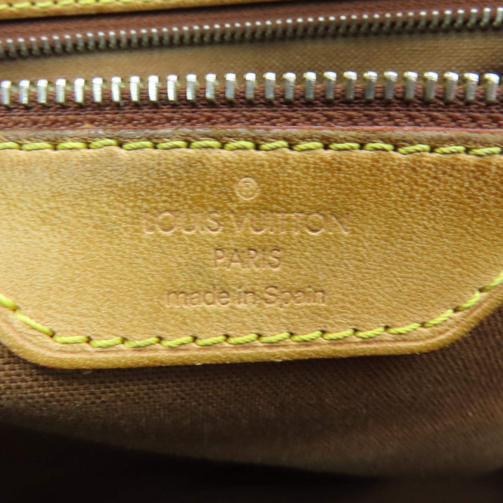 LOUIS VUITTON Monogram Abbeses金扣肩背袋棕色