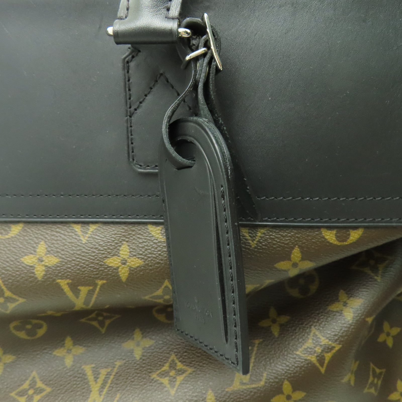 LOUIS VUITTON Monogram Neo Greenwich銀扣手挽肩背兩用袋棕色/黑色