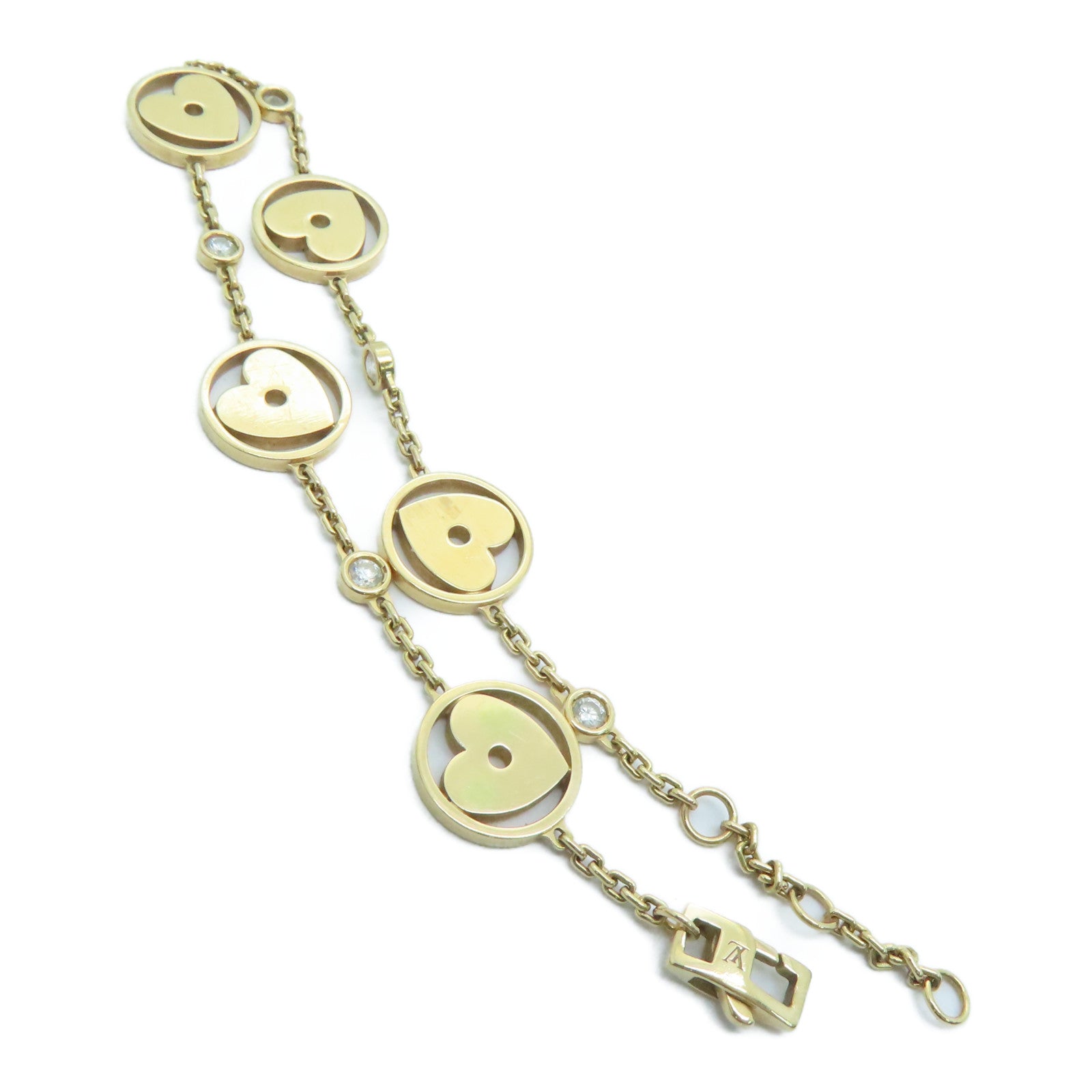 LOUIS VUITTON 【激減優惠】18K玫瑰金5P Dia Bracelet手鏈