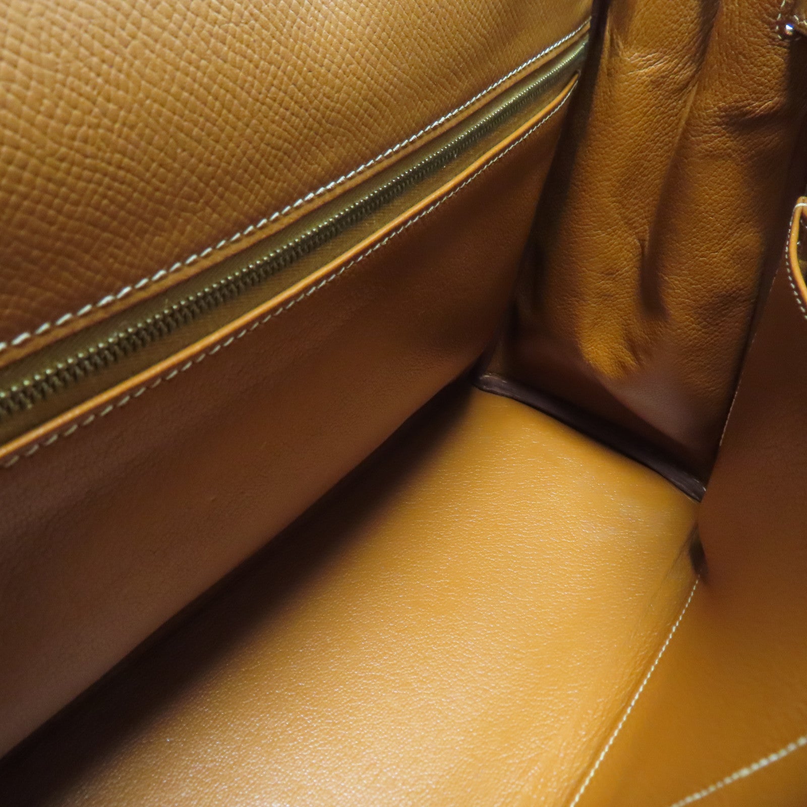 HERMES Courchevel皮革Kelly 32金扣手挽肩背兩用袋經典駝色