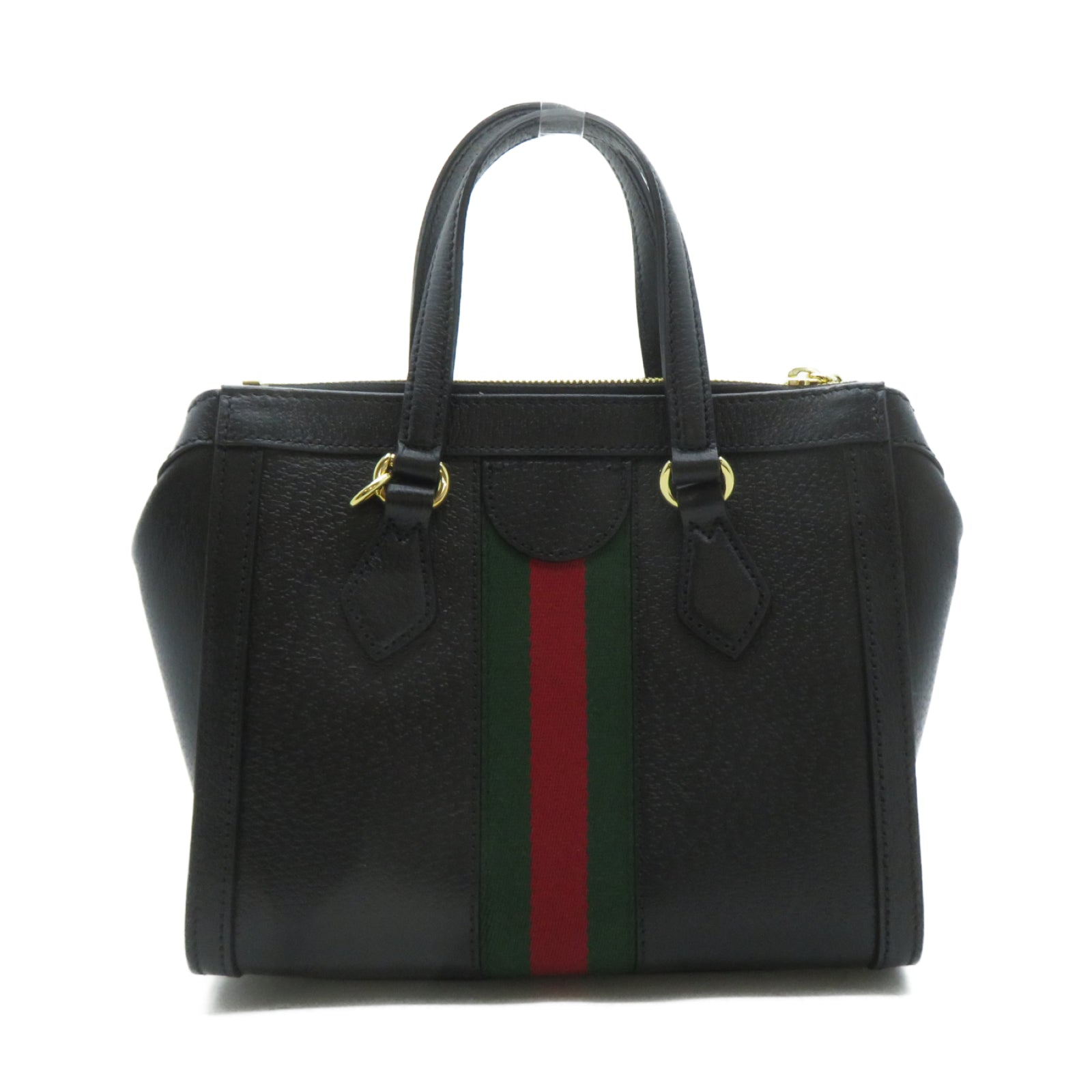 GUCCI 牛皮皮革Ophidia金扣手挽肩背兩用袋黑色