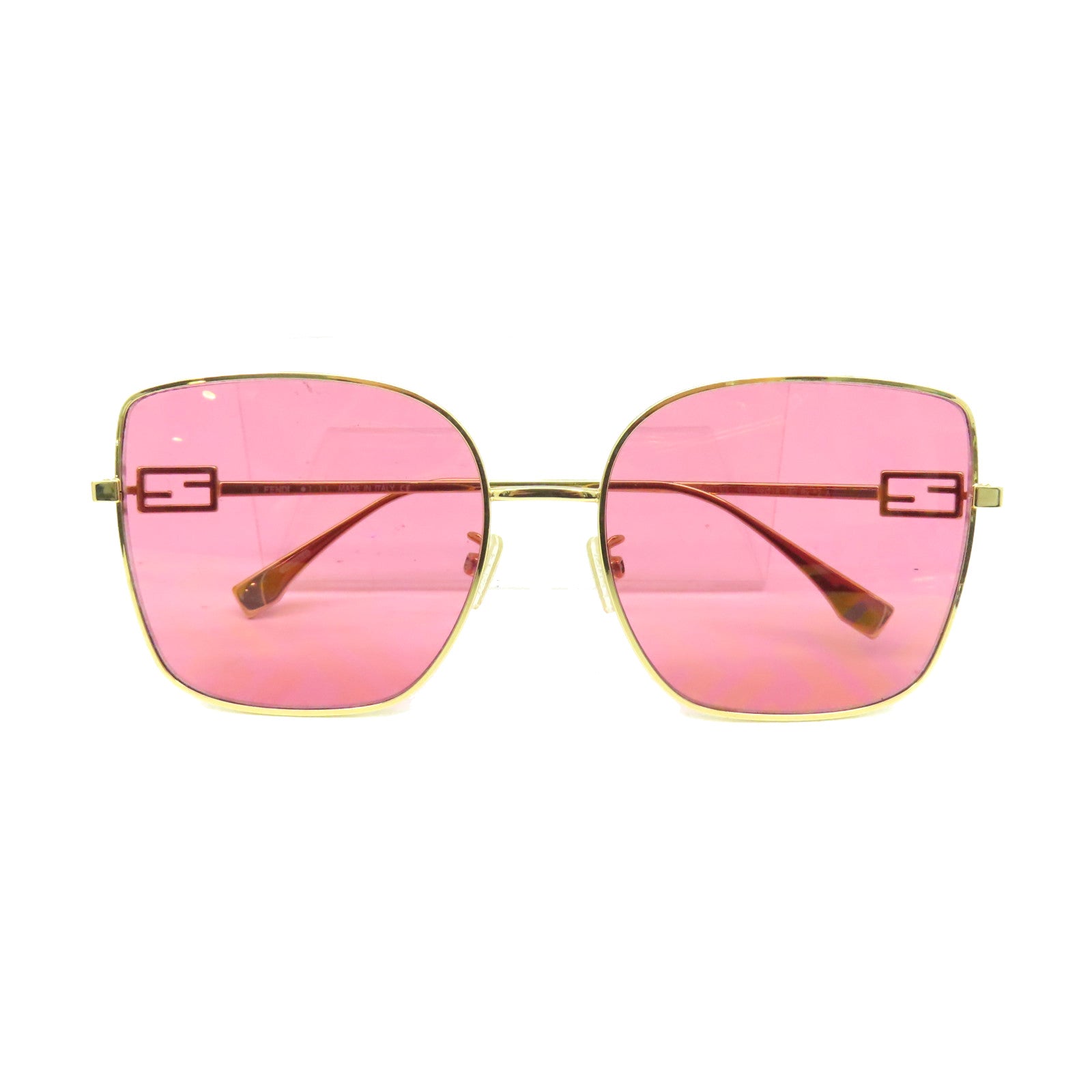 FENDI 金屬/PVC Sunglasses太陽眼鏡金色/紫色