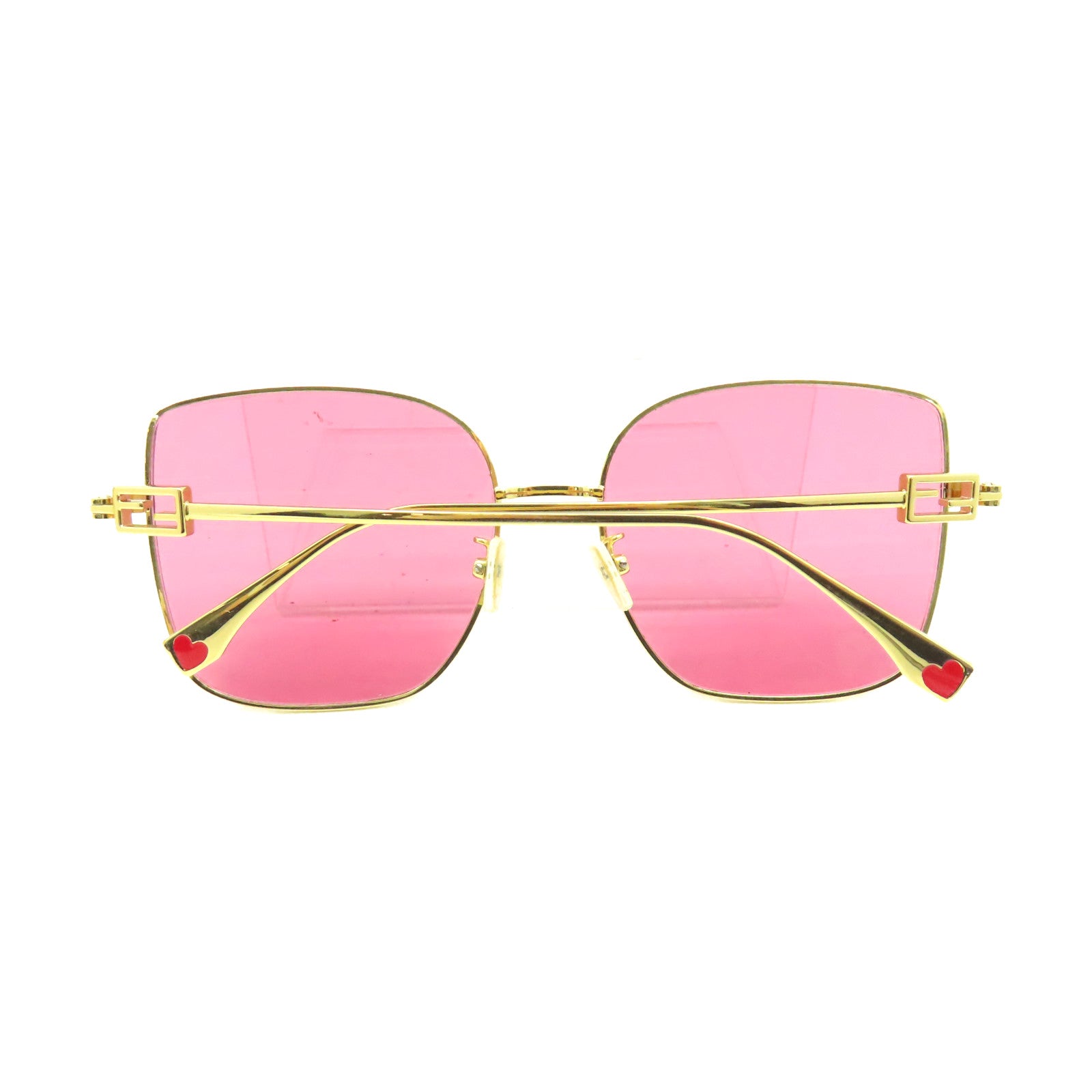 FENDI 金屬/PVC Sunglasses太陽眼鏡金色/紫色