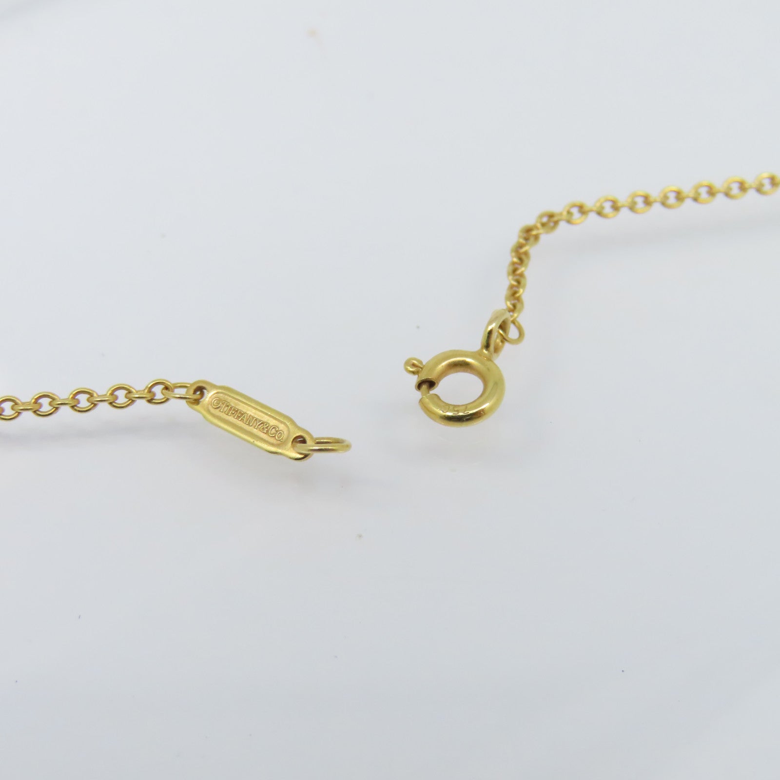 TIFFANY＆CO 18K玫瑰金Meart Enchut Kay項鍊