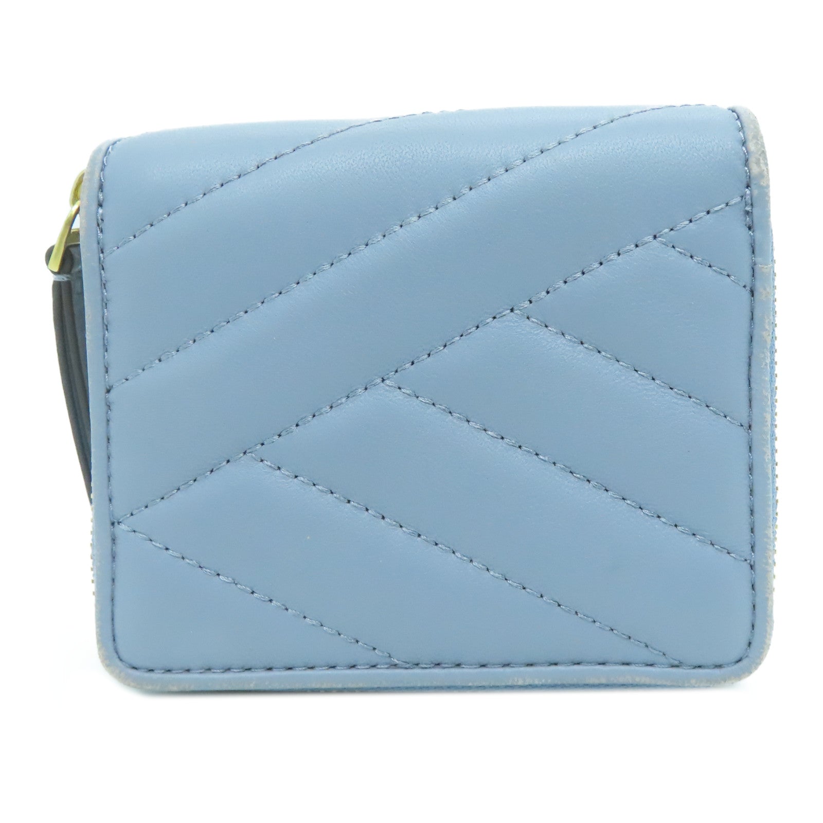 Tory Burch 【激減優惠】羊皮皮革Wallet錢包灰藍色