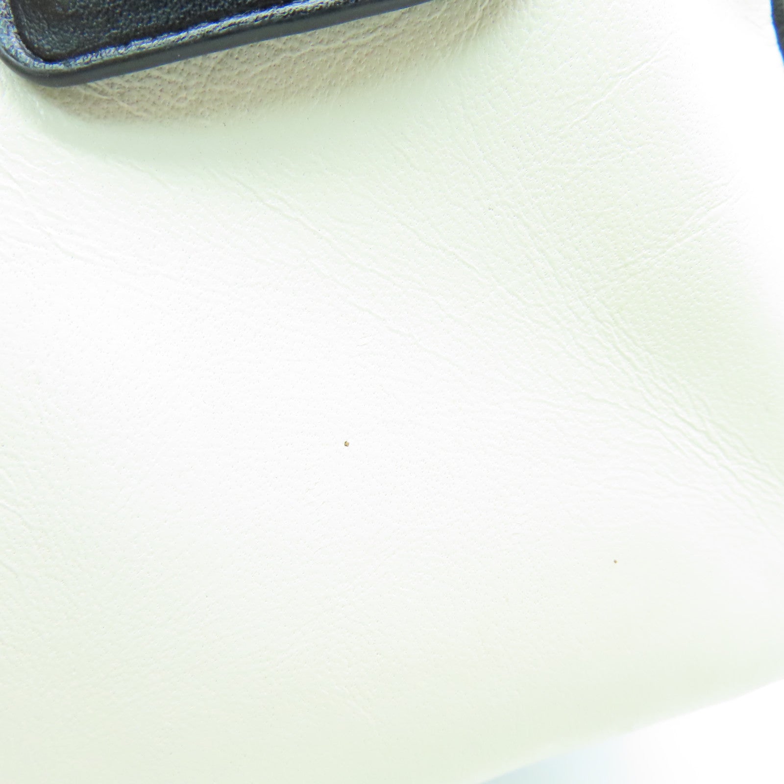 COACH PVC 2 Way Shoulder金扣手挽肩背兩用袋啡色/白色