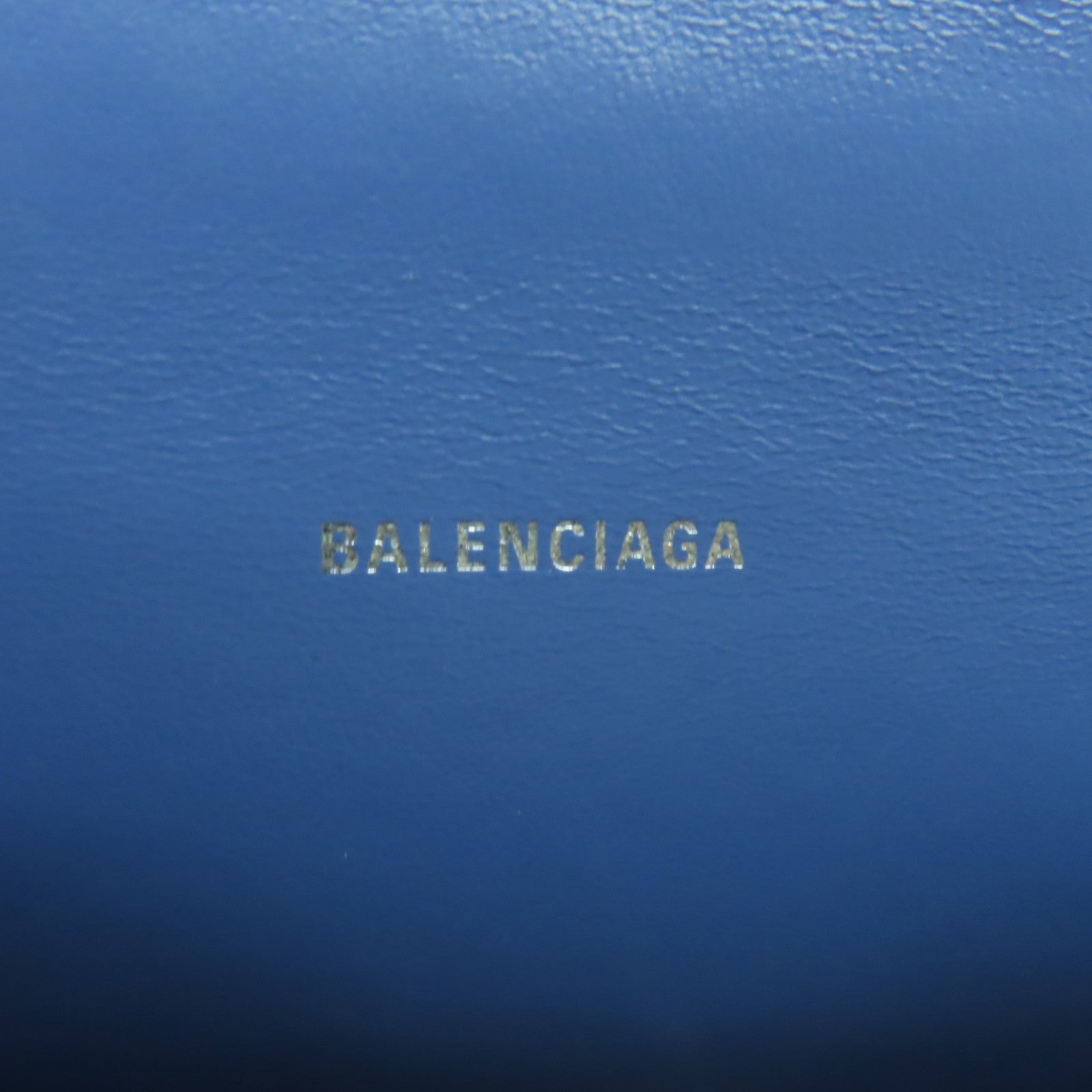 BALENCIAGA 牛仔布2 Way Shoulder Bag銀扣手挽肩背兩用袋藍色