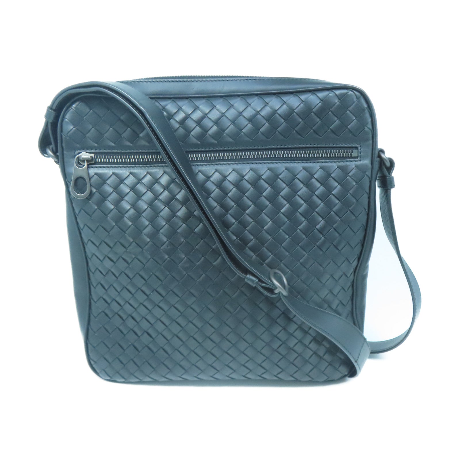 BOTTEGA VENETA Leather Shoulder Bag Black