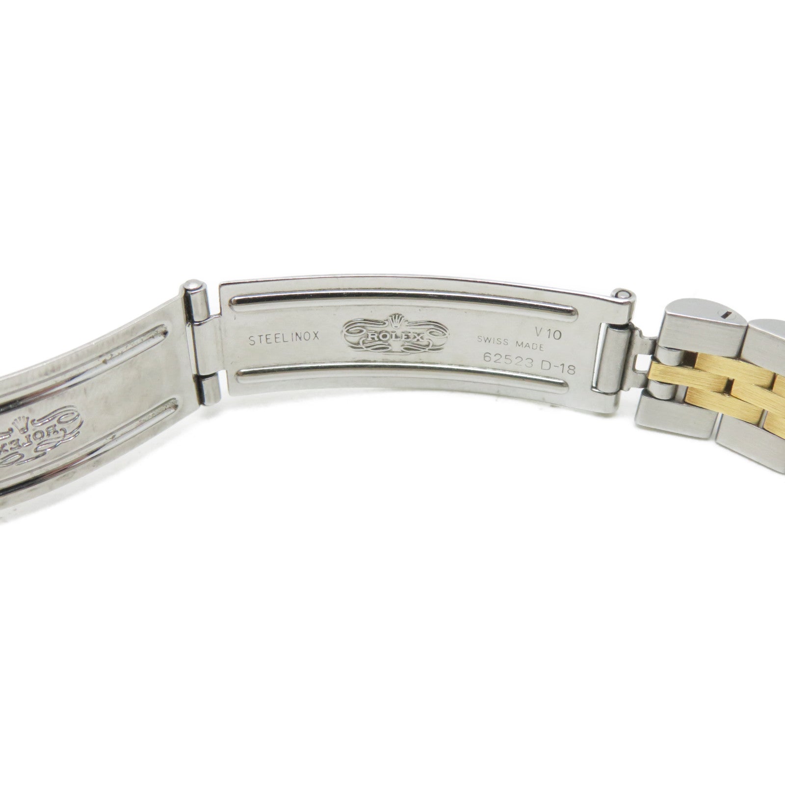 ROLEX 18K黃金/不鏽鋼Datejust手錶自動機芯珍珠色