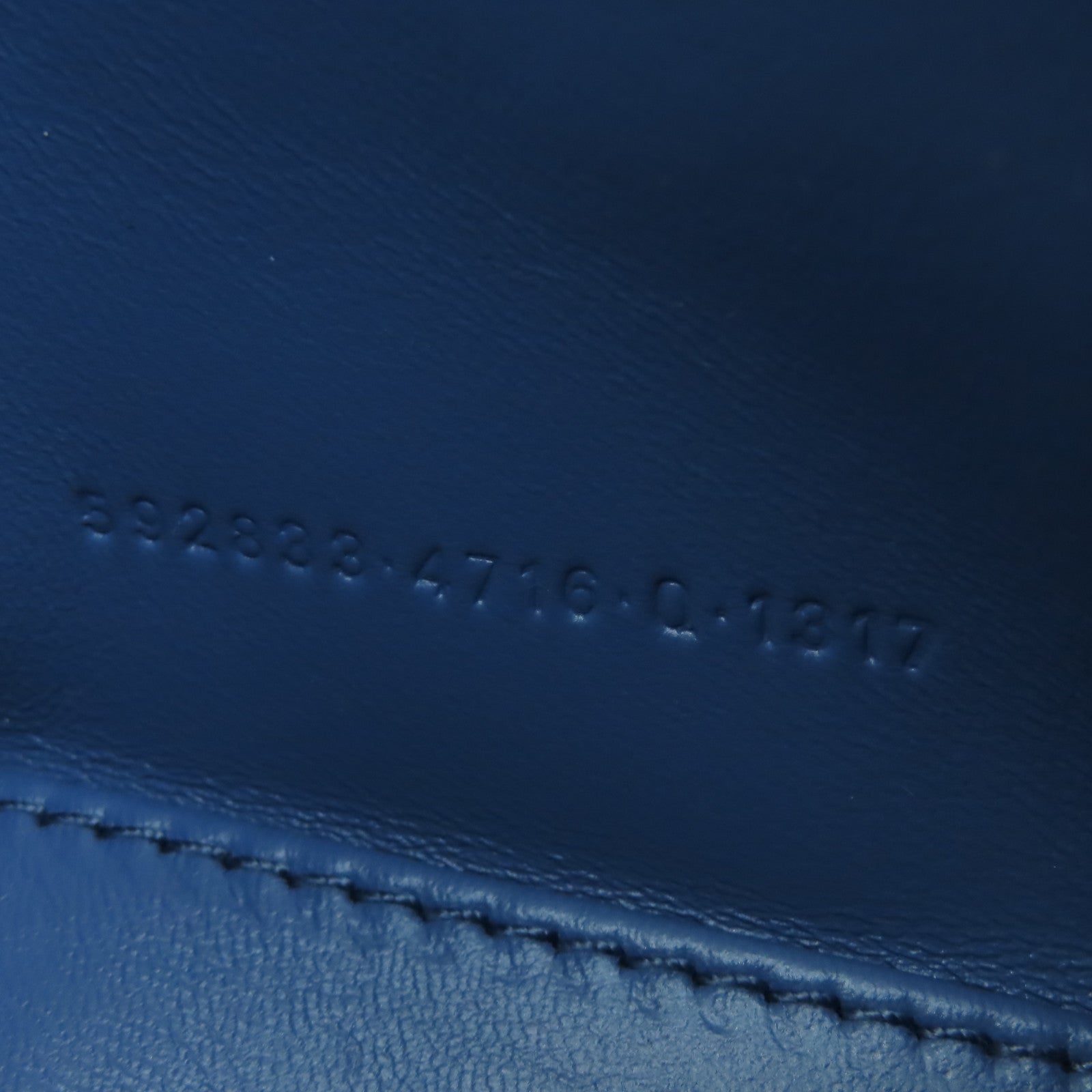 BALENCIAGA 牛仔布2 Way Shoulder Bag銀扣手挽肩背兩用袋藍色