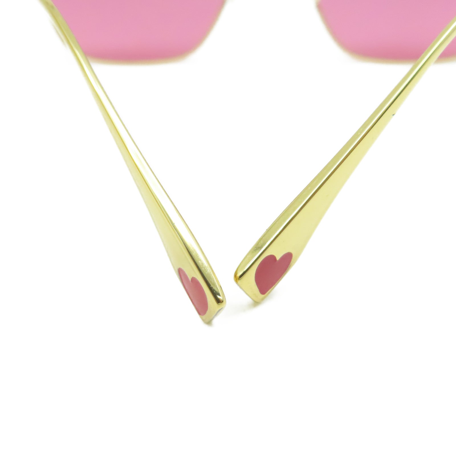 FENDI 金屬/PVC Sunglasses太陽眼鏡金色/紫色