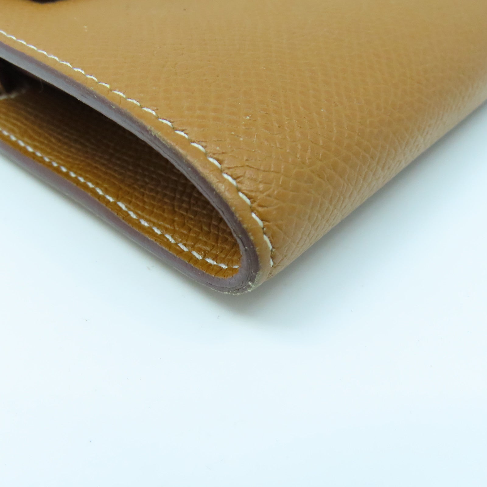 HERMES Veau Epsom Leather Kelly To Go Shoulder Bag Gold Buckle Gold