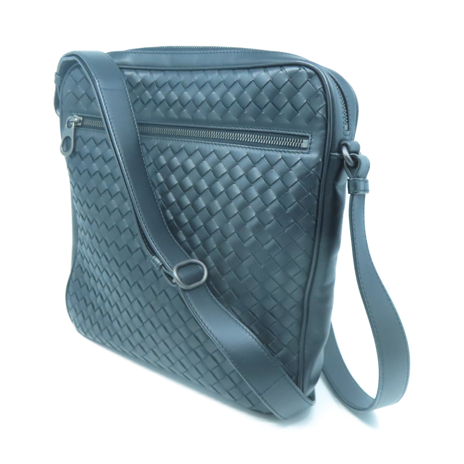 BOTTEGA VENETA Leather Shoulder Bag Black