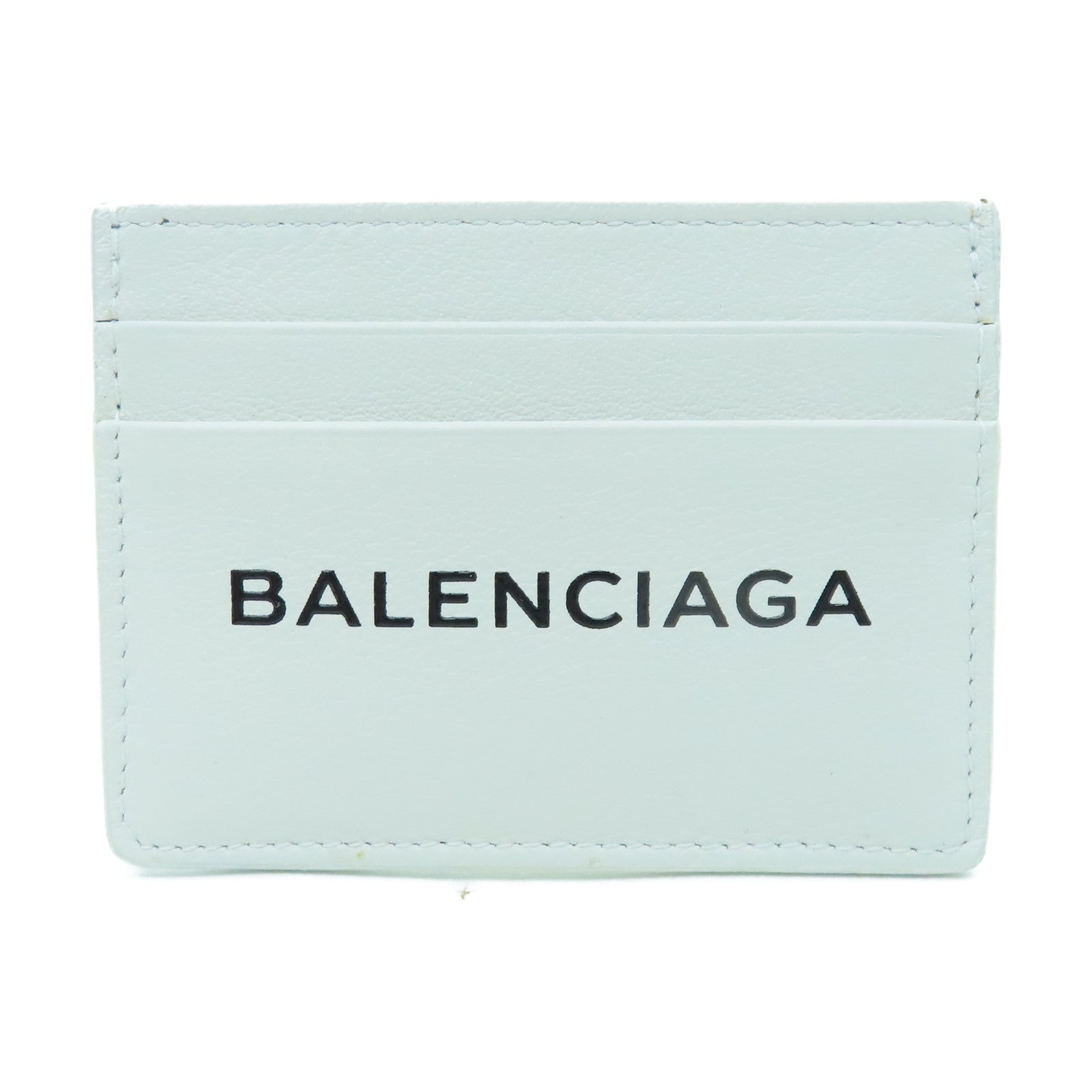 BALENCIAGA 【激減優惠】牛皮皮革Card Case卡片包白色