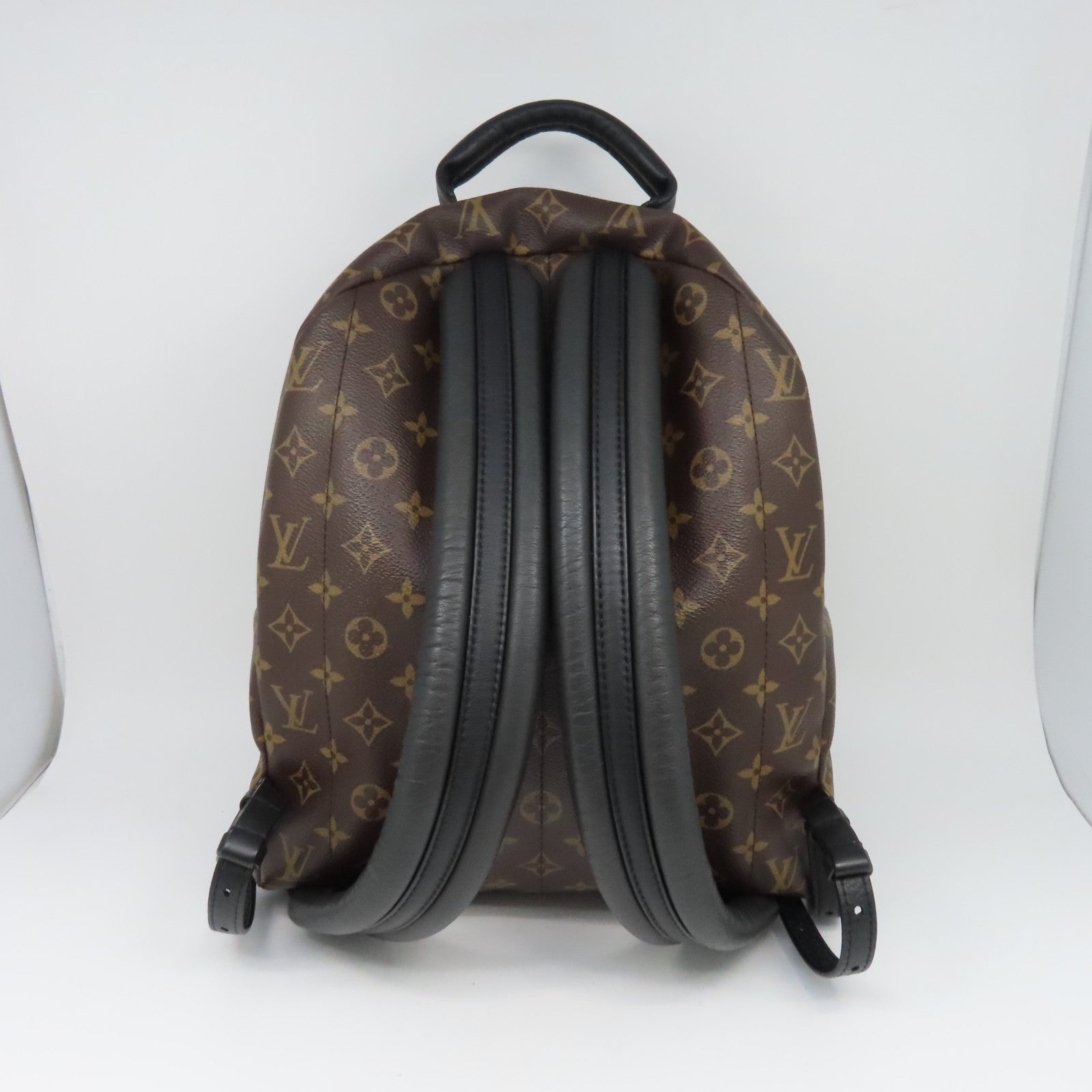 LOUIS VUITTON Monogram Palm Springs金扣背包啡色