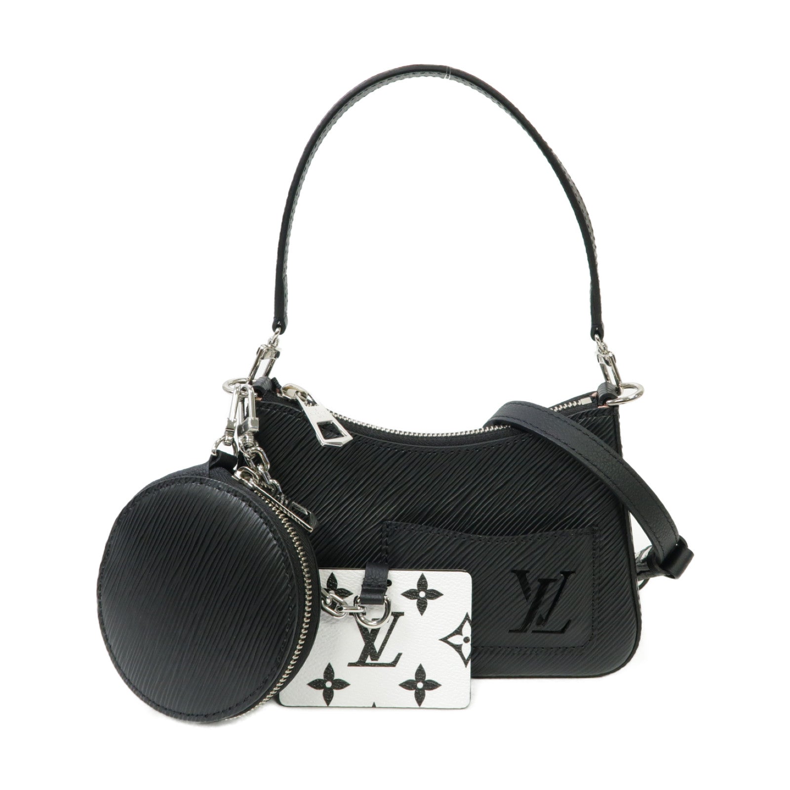 LOUIS VUITTON Epi Marellini銀扣手挽肩背兩用袋