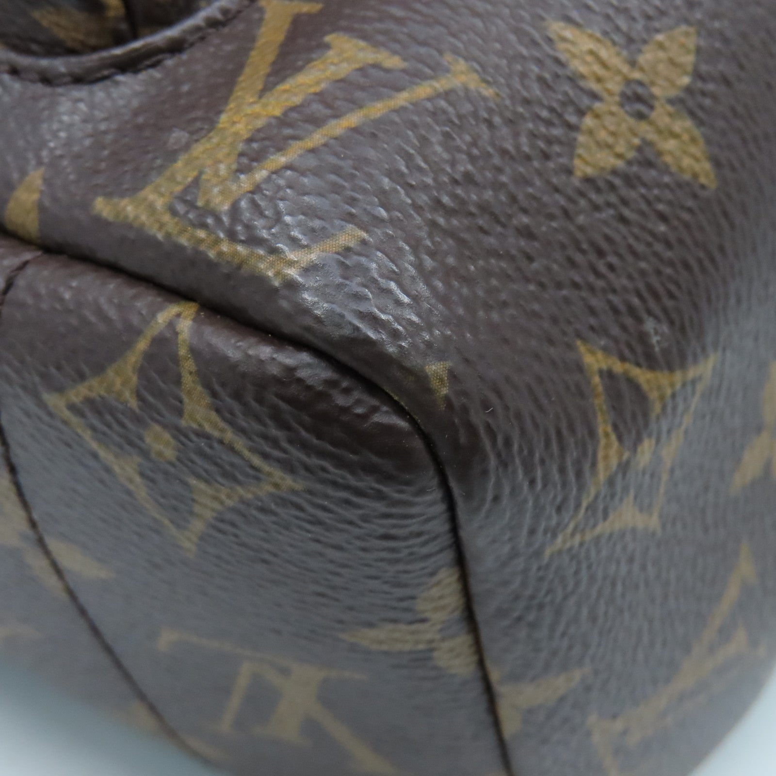 LOUIS VUITTON Monogram Palm Springs金扣背包啡色