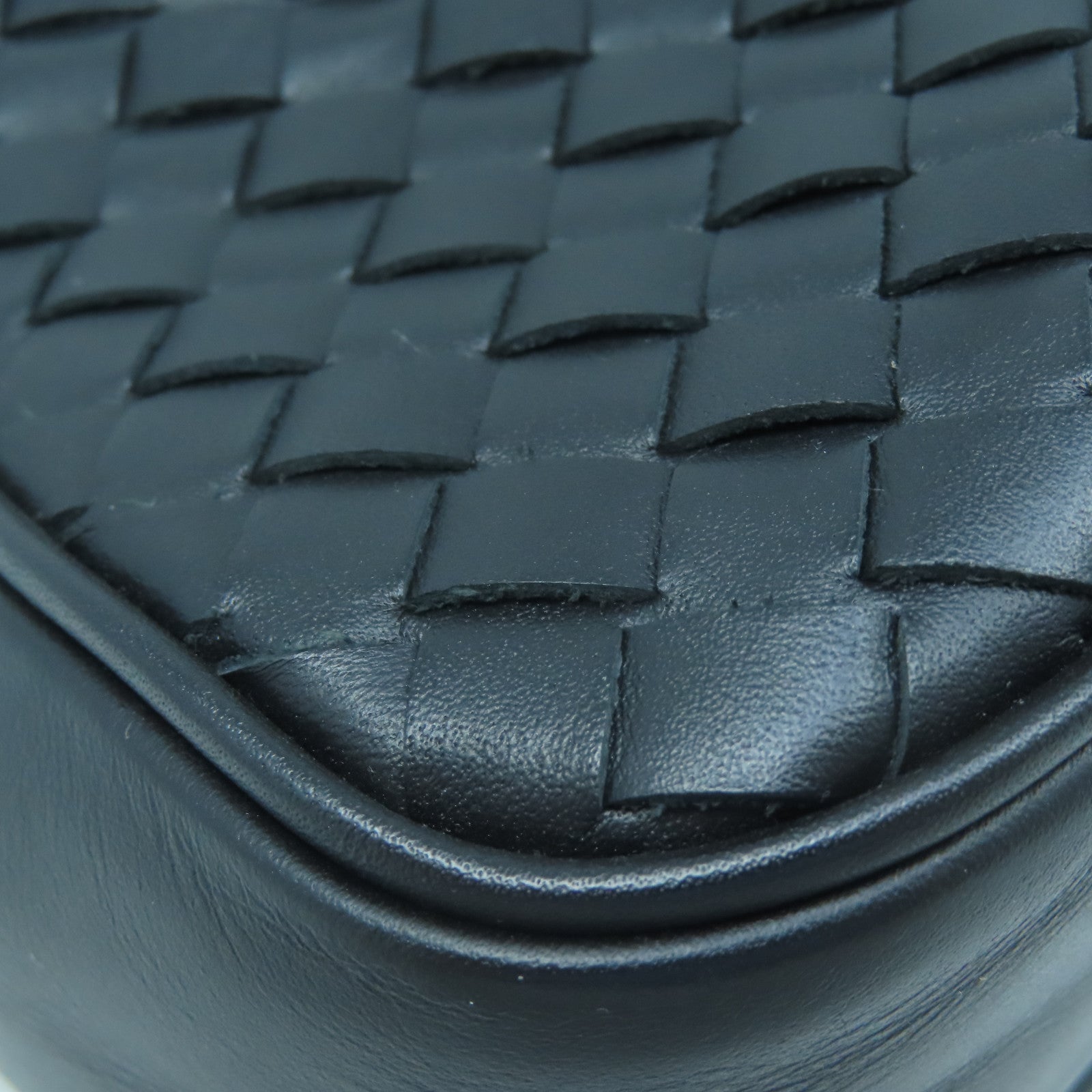 BOTTEGA VENETA Leather Shoulder Bag Black
