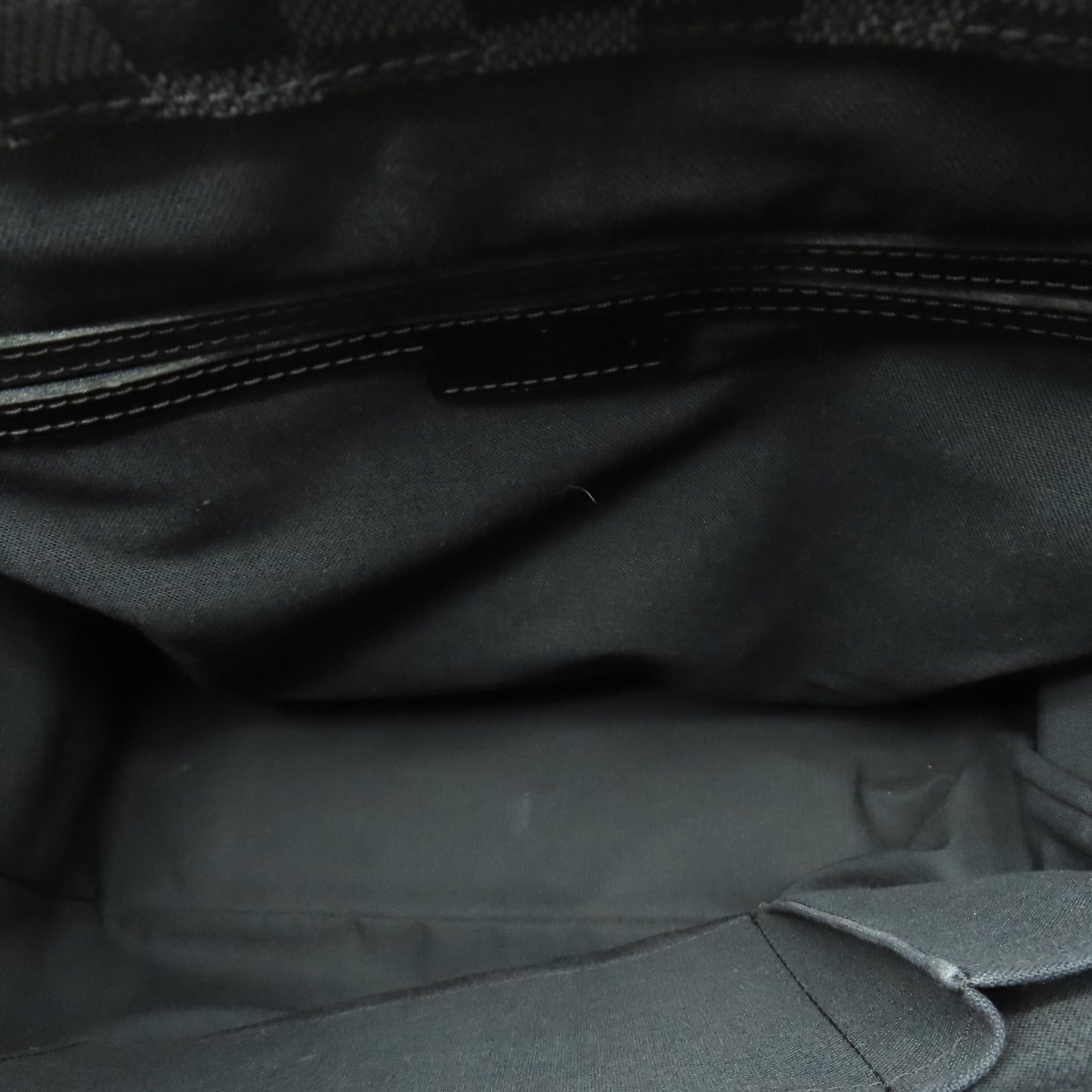 LOUIS VUITTON Damier Graphite Tadao銀扣手挽肩背兩用袋黑色