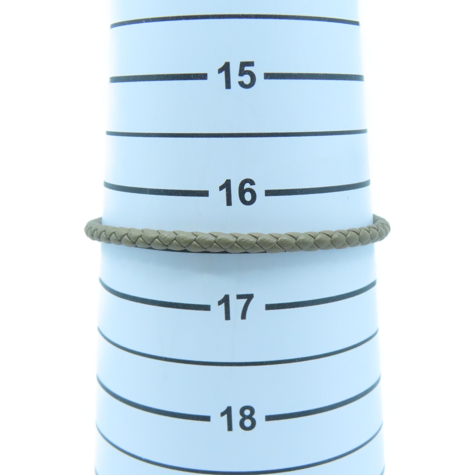 HERMES Swift皮革/金屬Jumbo H Bracelet金扣手鏈灰色