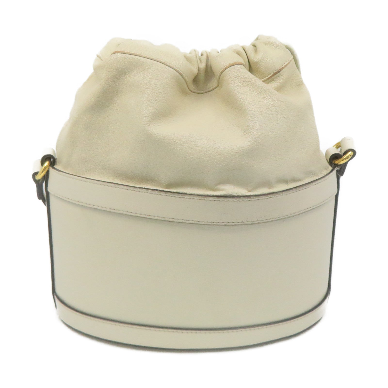 GUCCI 【激減優惠】牛皮皮革Horsebit 1955 Shoulder Bag肩背袋米白色