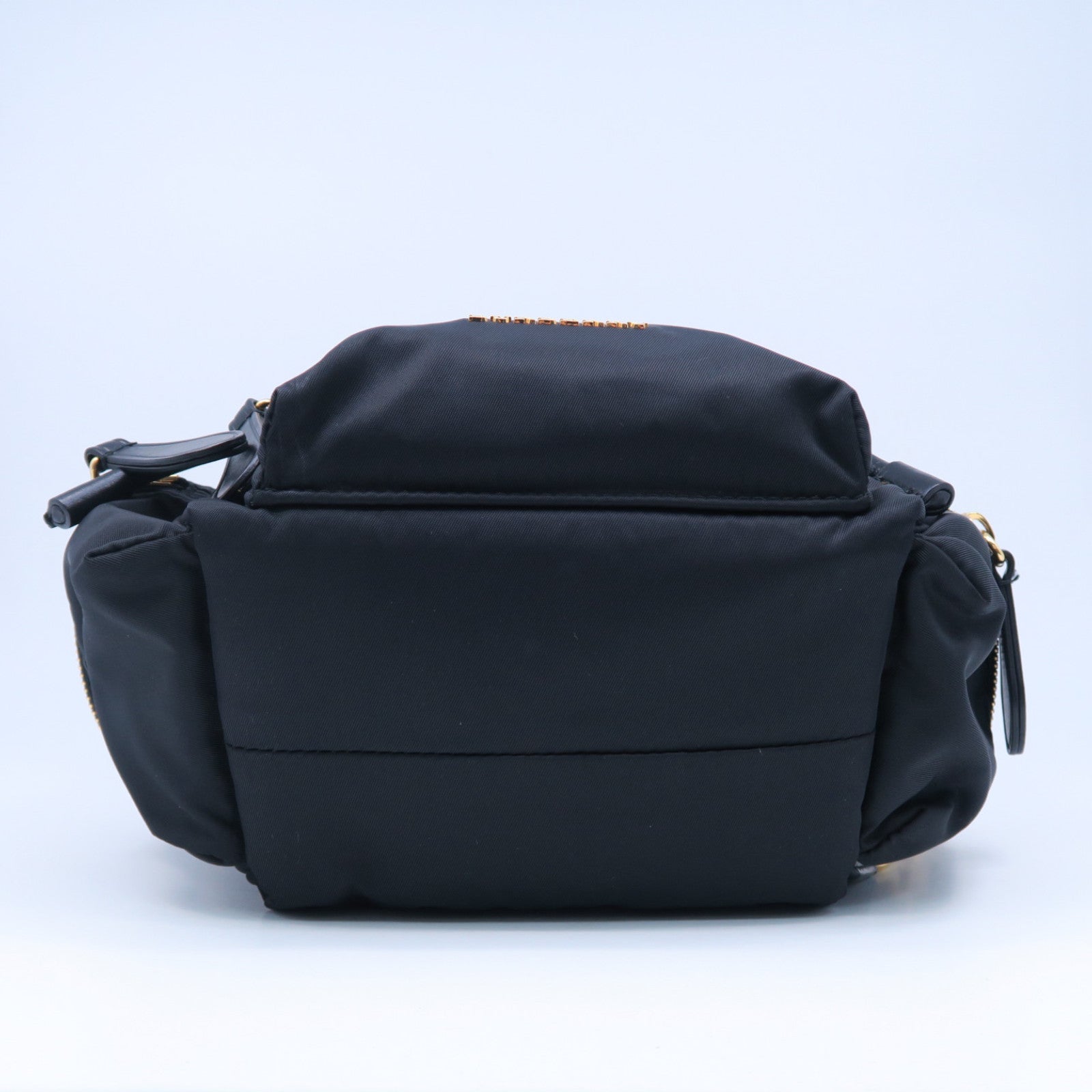 BURBERRY 尼龍Small Backpack金扣背包黑色