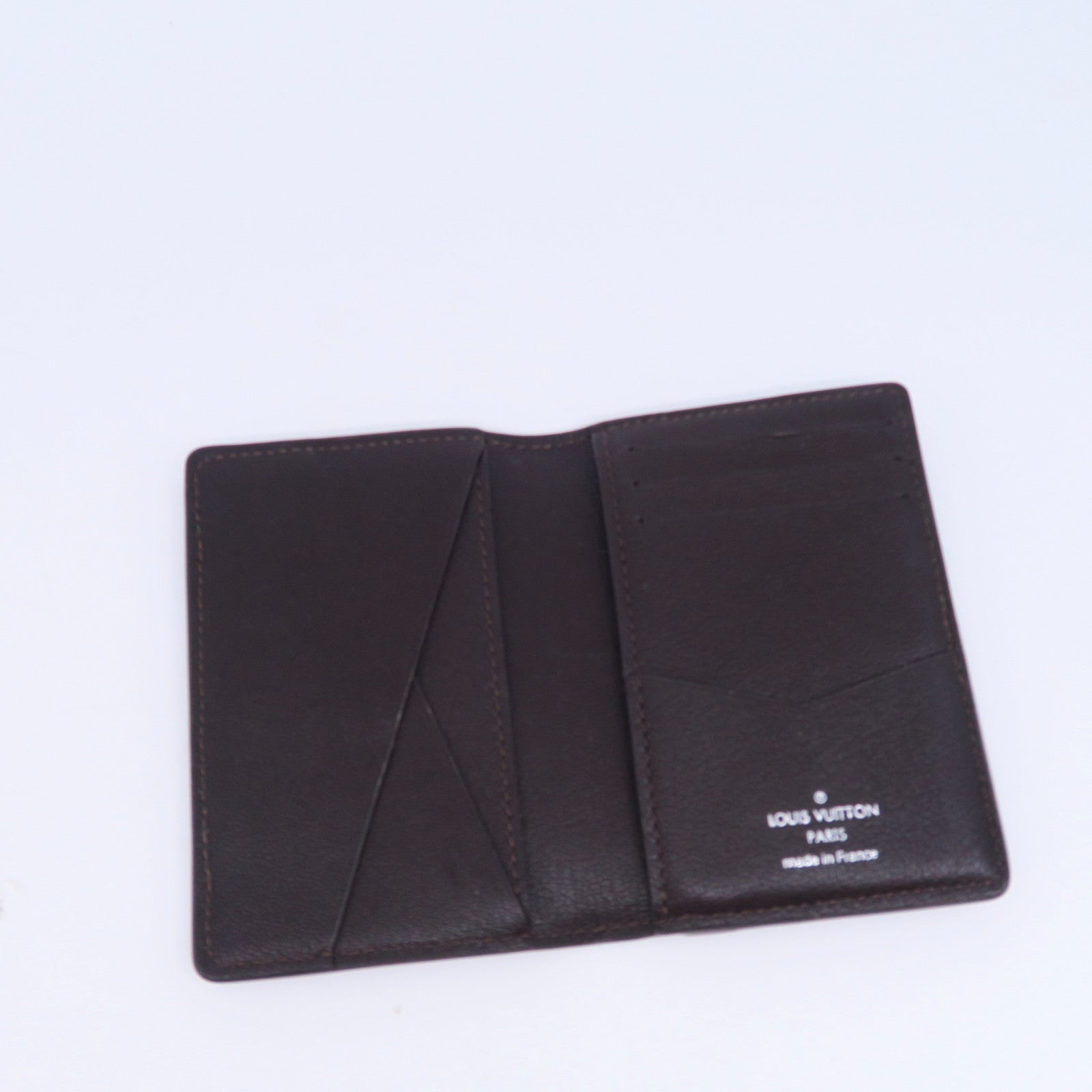 LOUIS VUITTON 鱷魚/鴕鳥皮革Monogram Pocker Organizary卡片套啡色/綠色