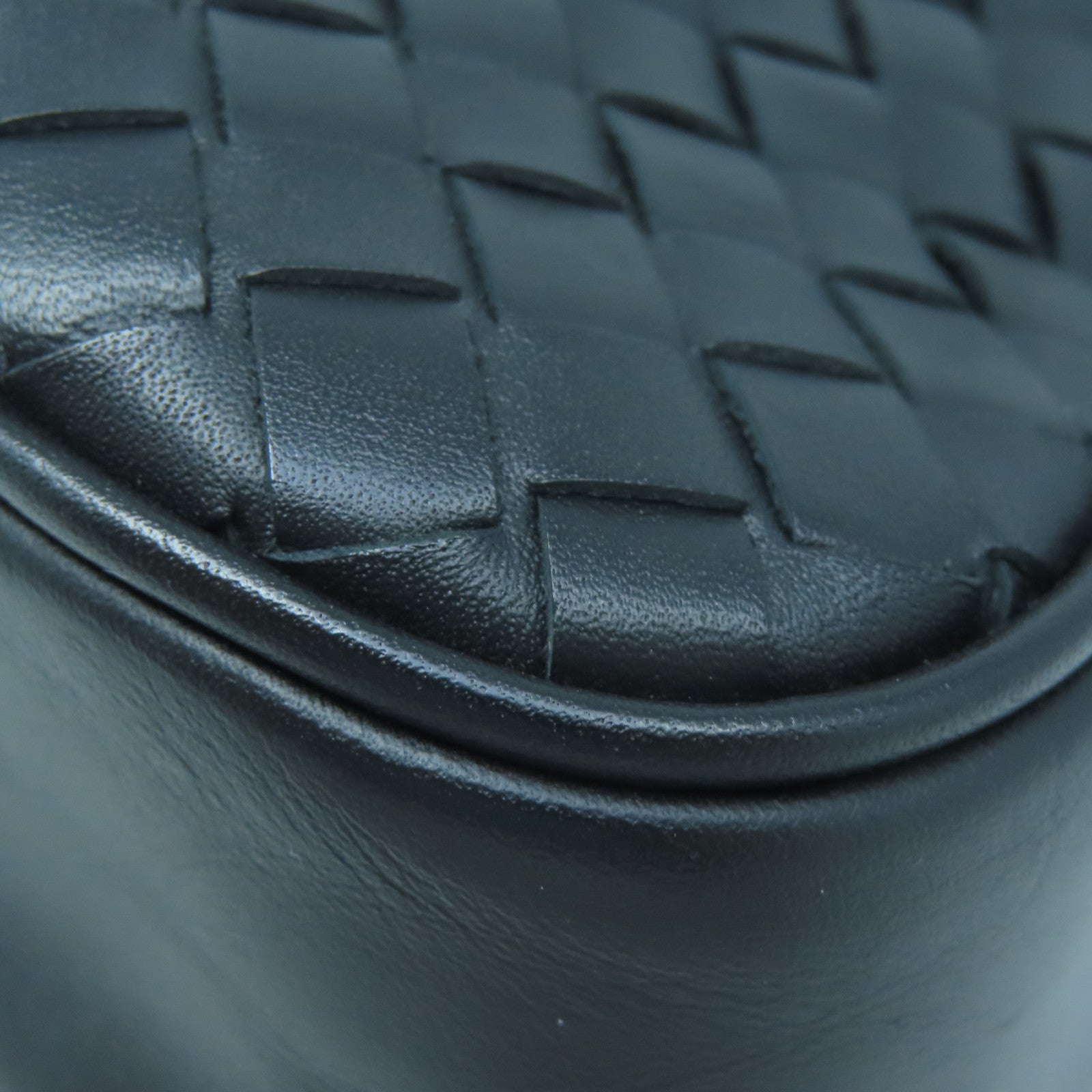 BOTTEGA VENETA Leather Shoulder Bag Black