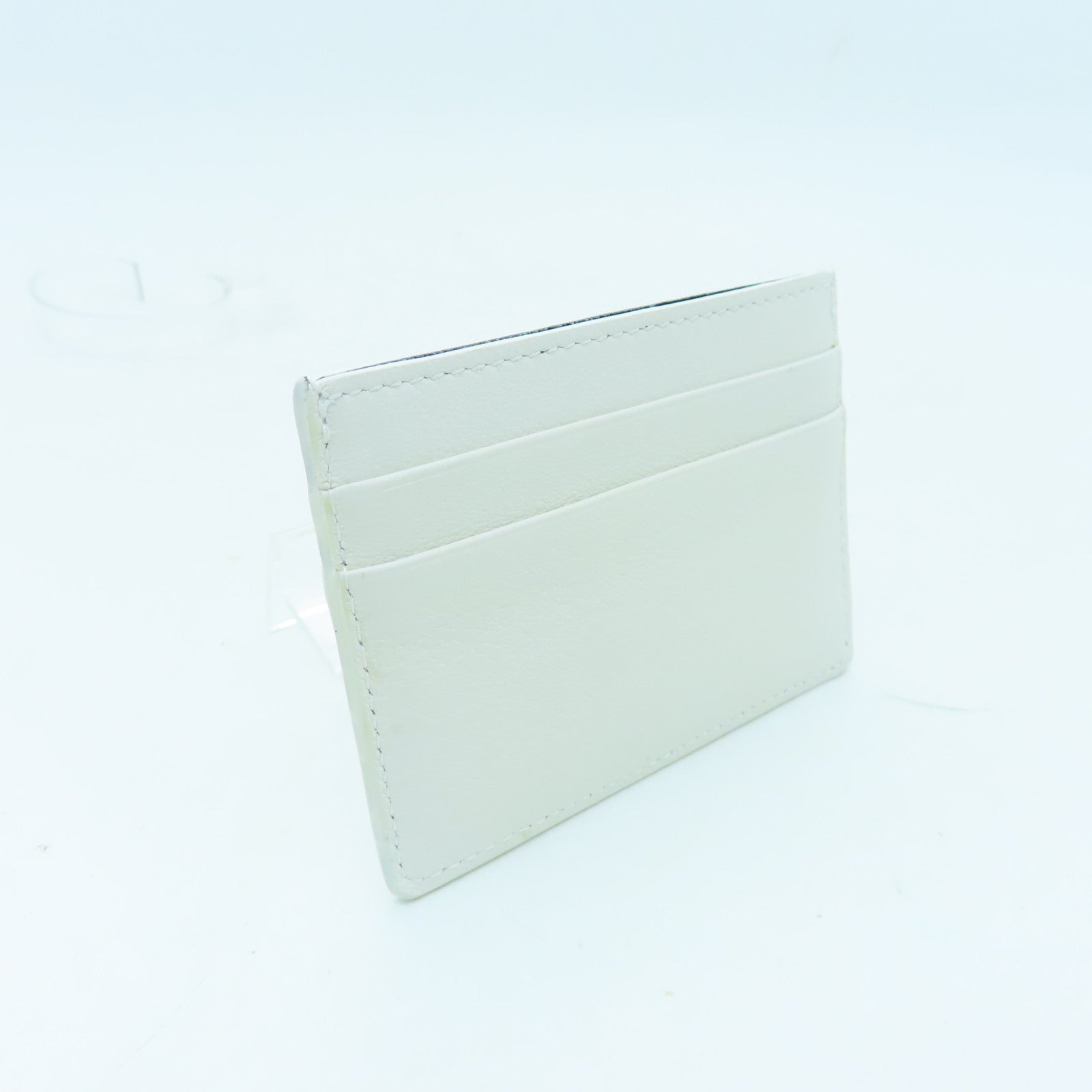 BALENCIAGA 【激減優惠】牛皮皮革Card Case卡片包白色