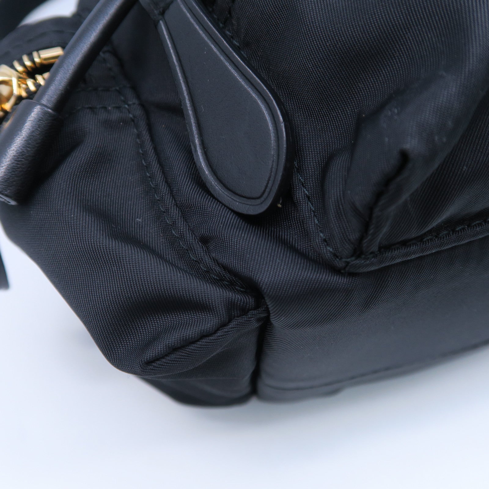 BURBERRY 尼龍Small Backpack金扣背包黑色