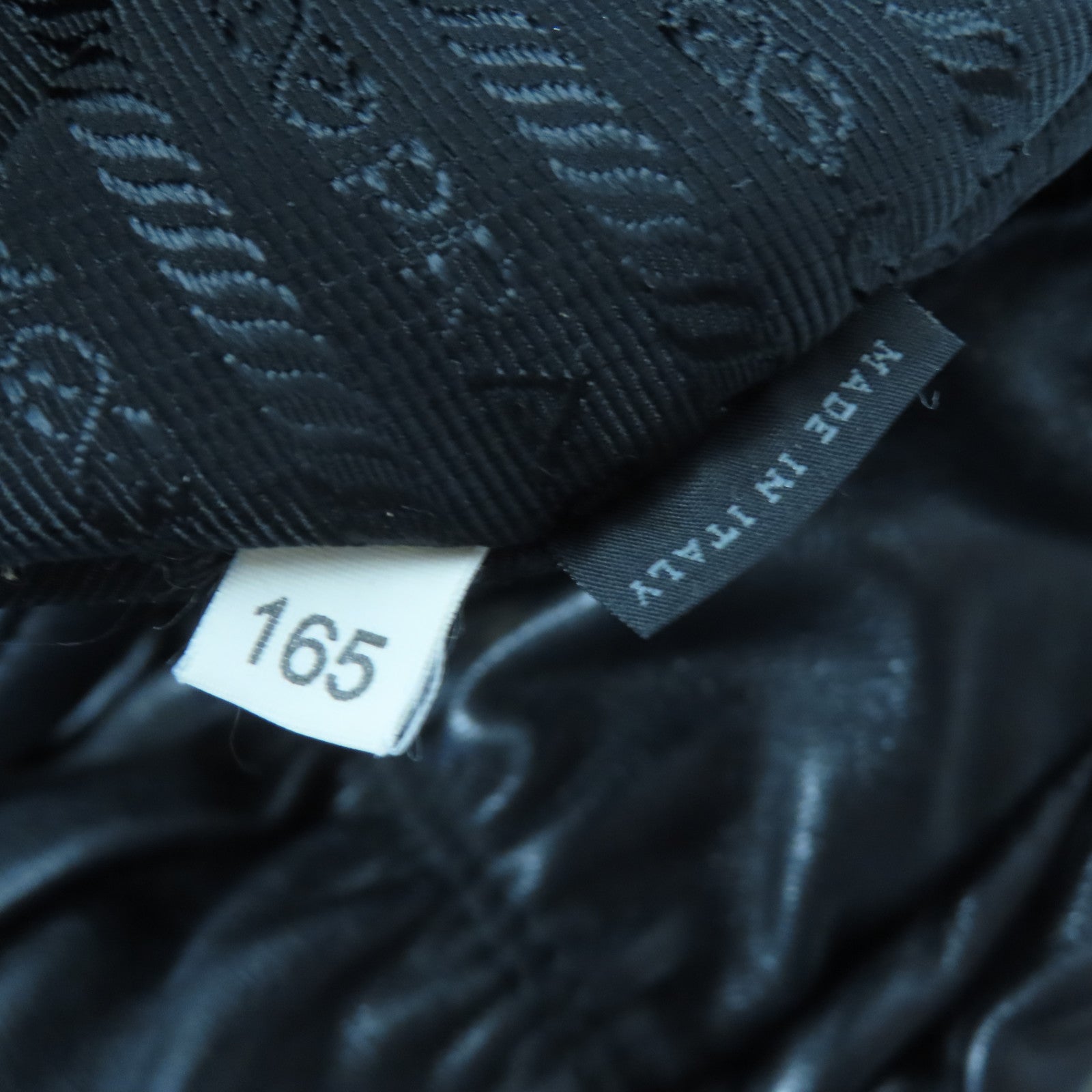 PRADA 羊皮皮革Shoulder Bag金扣手挽肩背兩用袋黑色