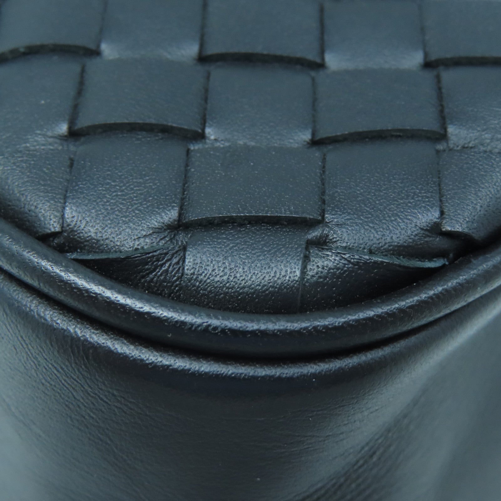BOTTEGA VENETA Leather Shoulder Bag Black