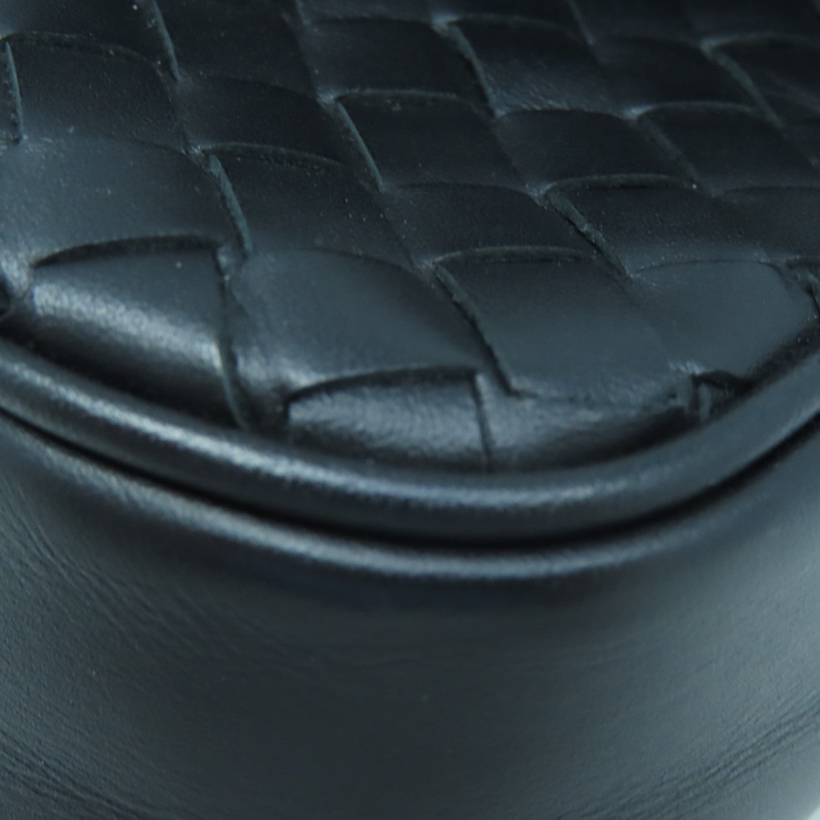 BOTTEGA VENETA Leather Shoulder Bag Black