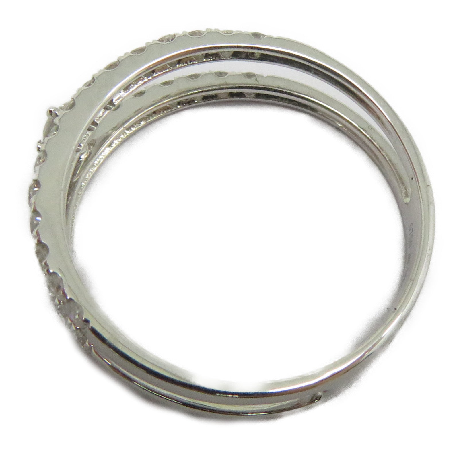 JEWELRY 18K白金Diamond Ring 0.546ct鑽石戒指US#7