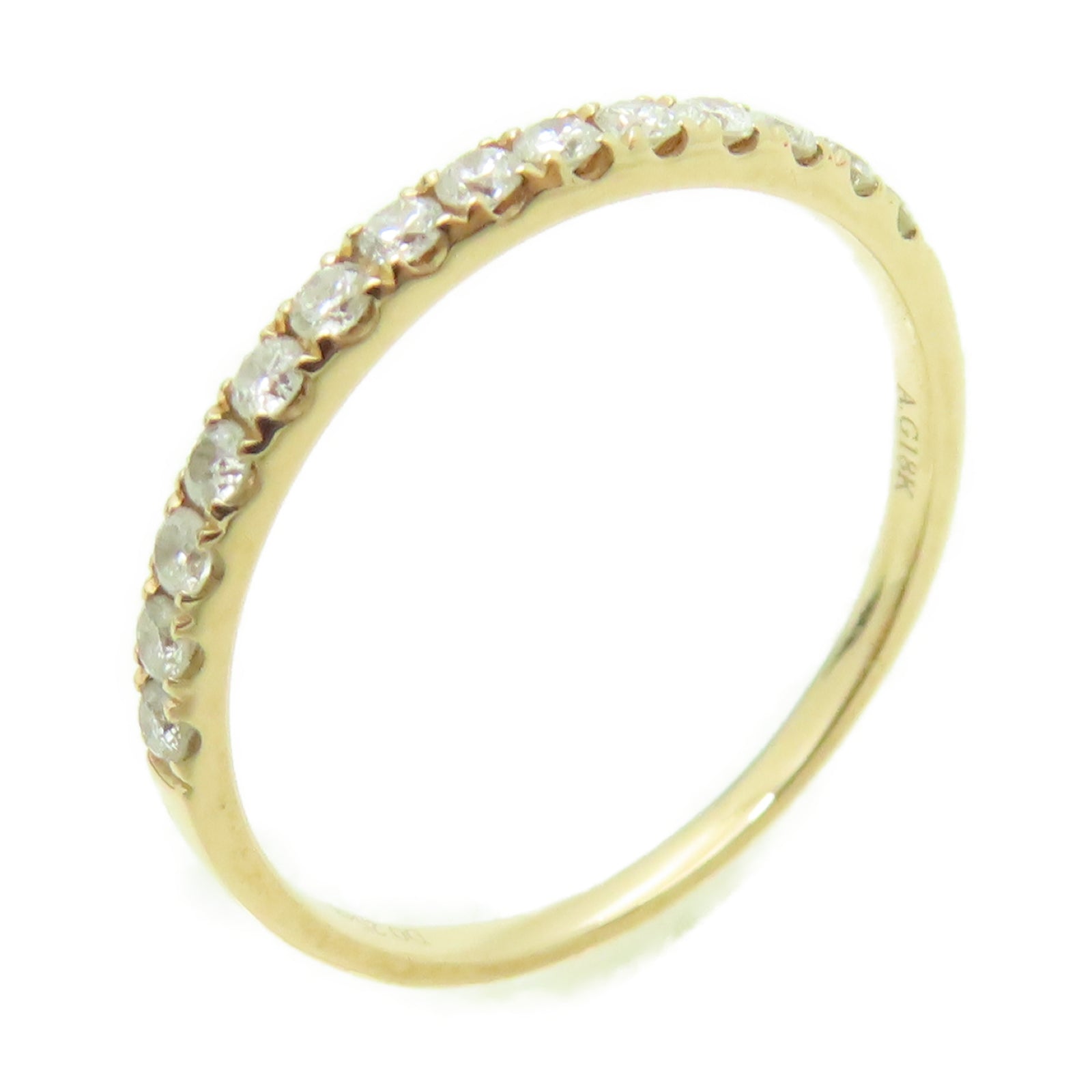 JEWELRY 18K黃金Diamond Ring 0.25ct鑽石戒指US#5.5
