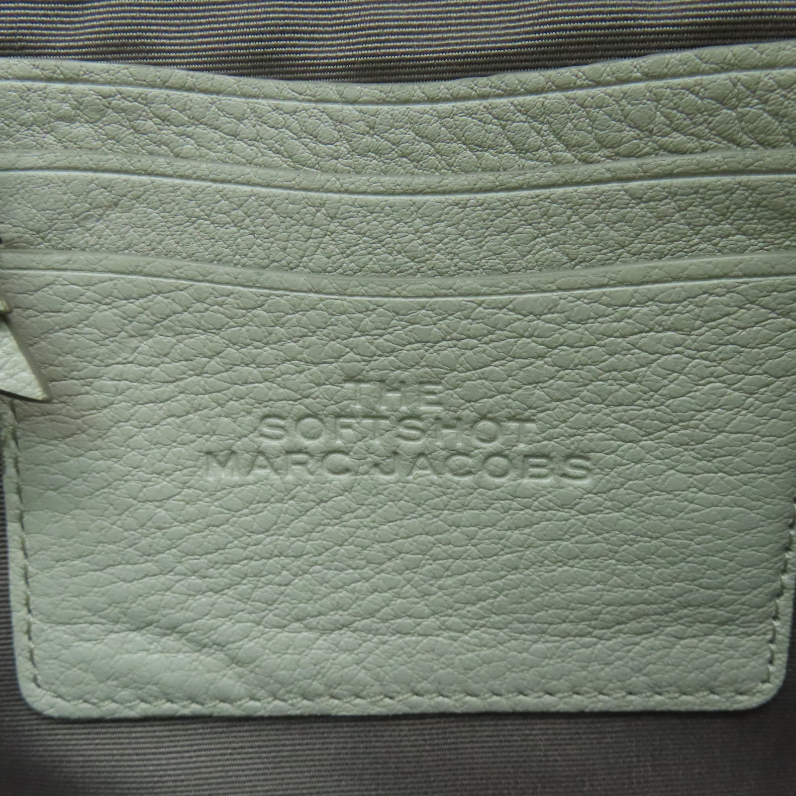 MARC JACOBS 牛皮皮革Shoulder Bag金扣肩背袋白色