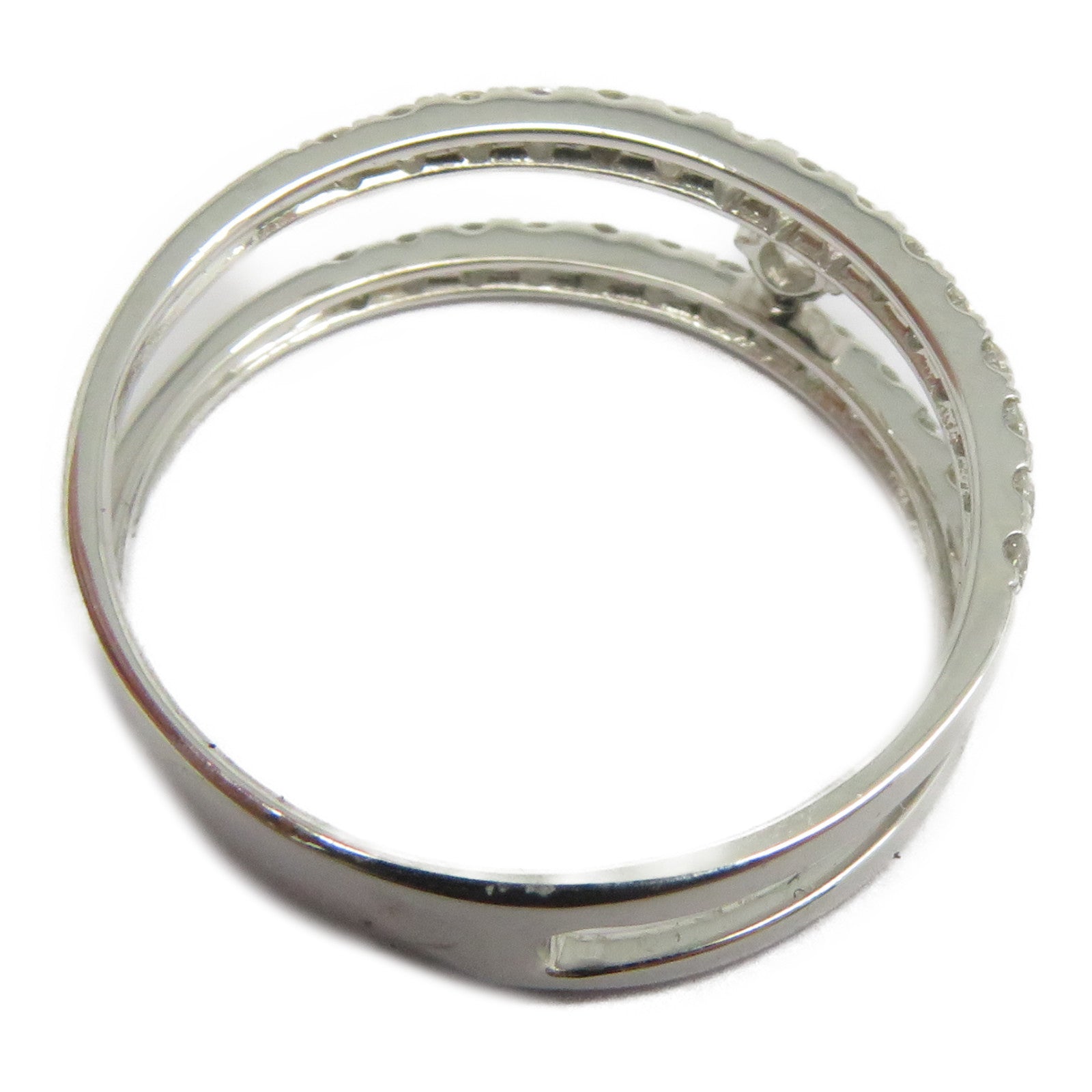 JEWELRY 18K白金Diamond Ring 0.546ct鑽石戒指US#7