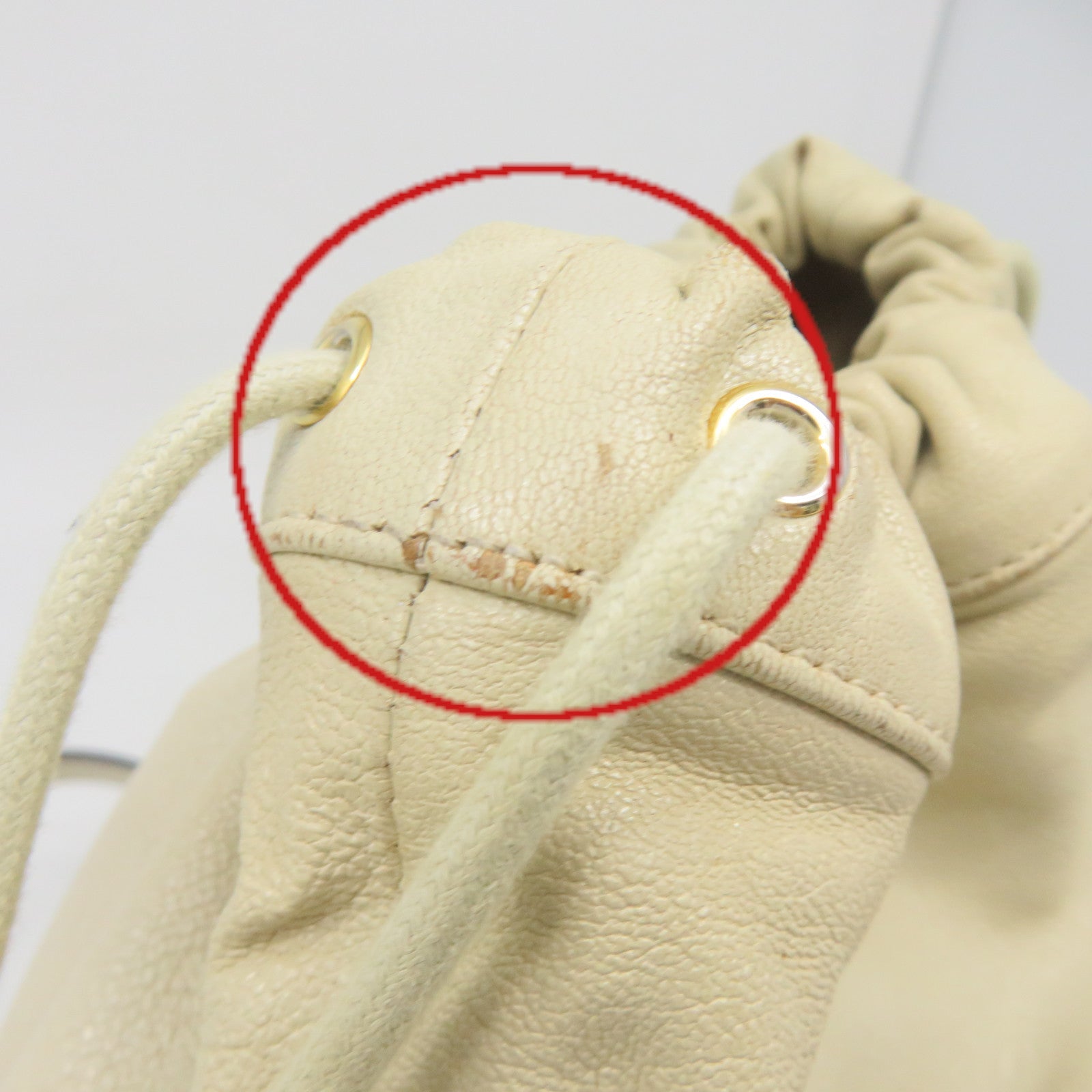 GUCCI 【激減優惠】牛皮皮革Horsebit 1955 Shoulder Bag肩背袋米白色