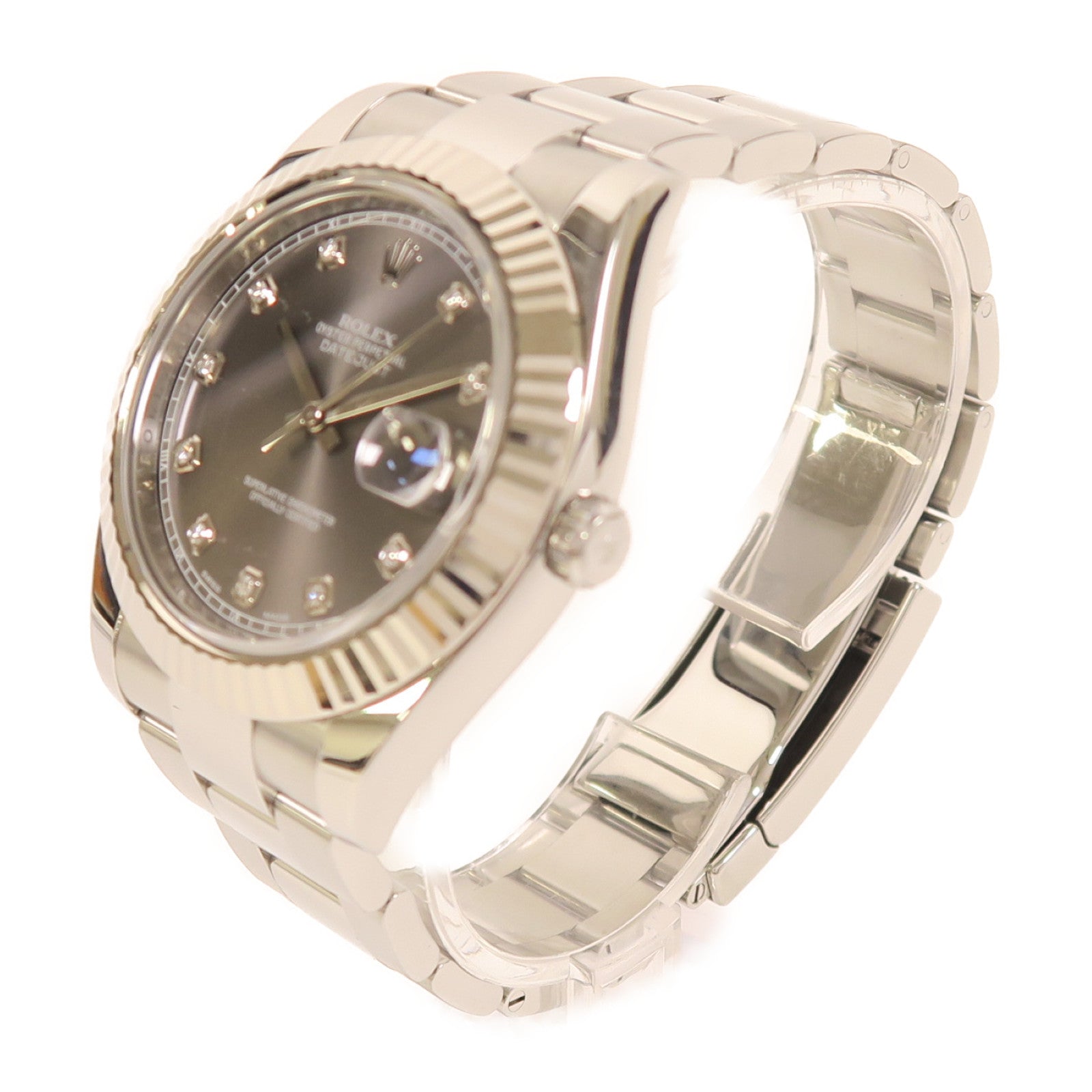 ROLEX 不鏽鋼Datejust手錶自動機芯灰色