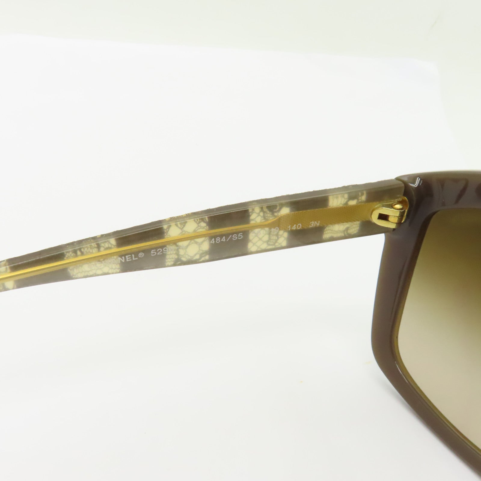 CHANEL PVC Sunglasses金扣太陽眼鏡啡色