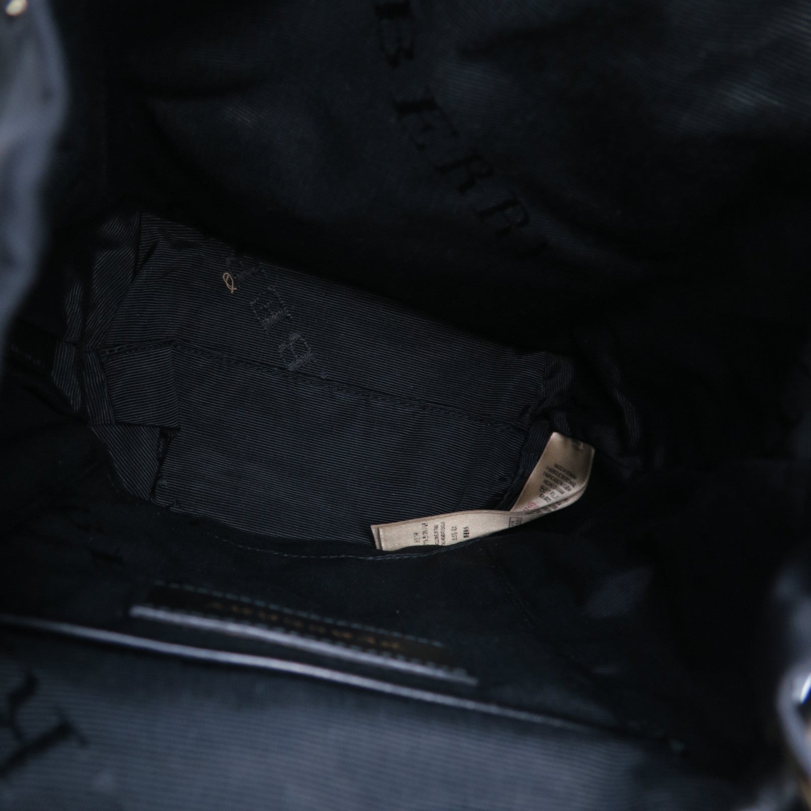 BURBERRY 尼龍Small Backpack金扣背包黑色