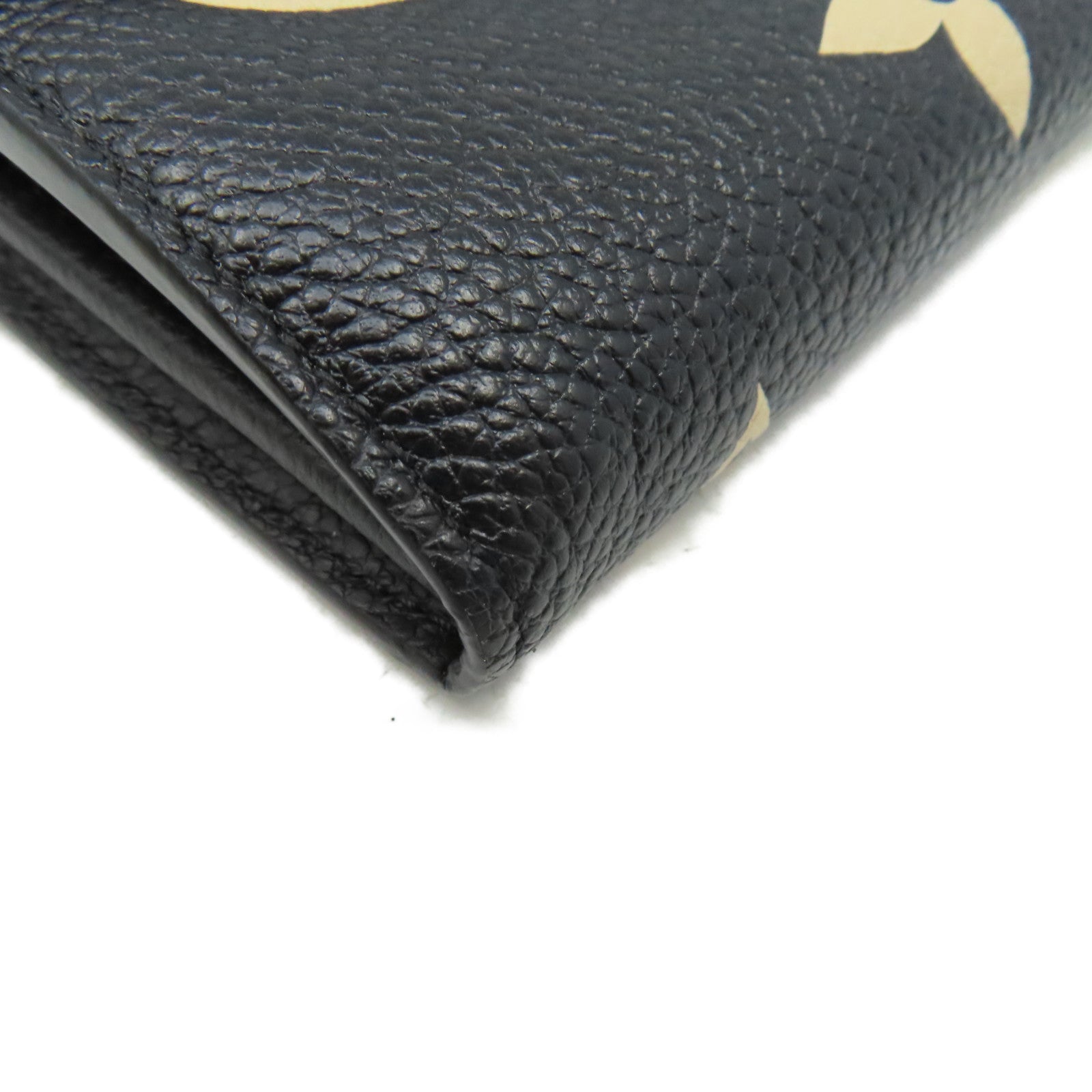 LOUIS VUITTON Monogram Empreinte Sarah Long Wallet金扣長錢包黑色/杏色
