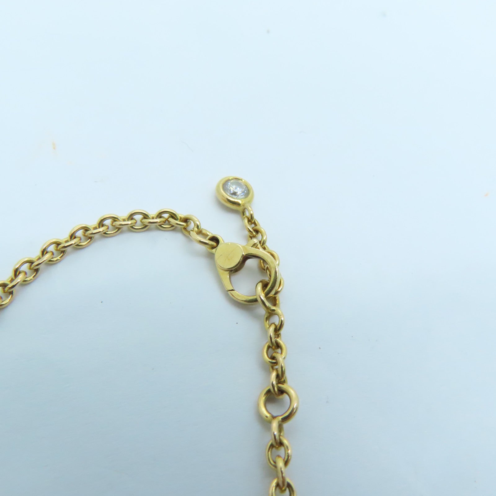 HERMES 【激減優惠】18K黃金Filet D'Or Bracelet 0.1ct鑽石手鏈