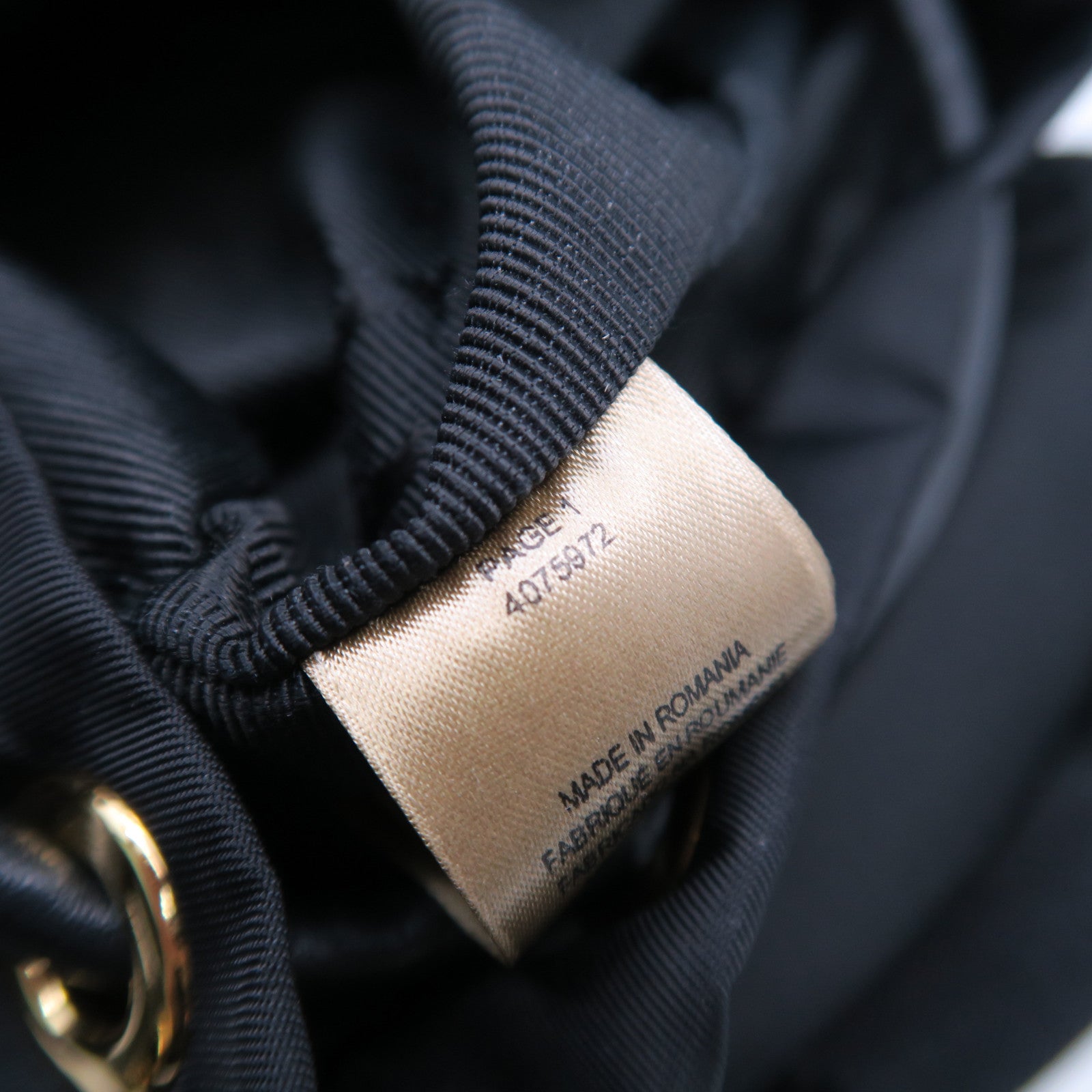 BURBERRY 尼龍Small Backpack金扣背包黑色