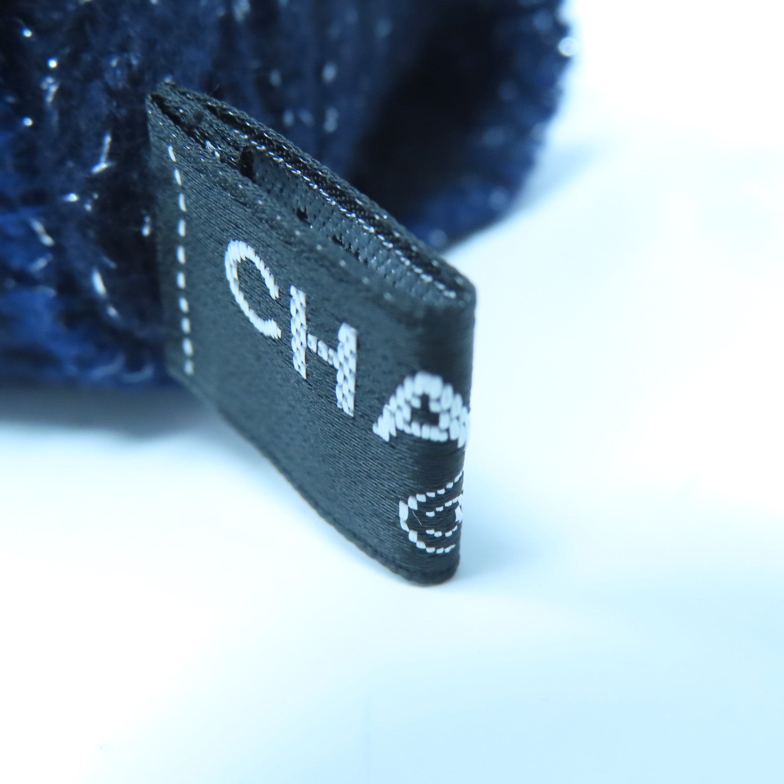 CHANEL 羊絨/絲質Cashmere Silk Gloves手套深藍色