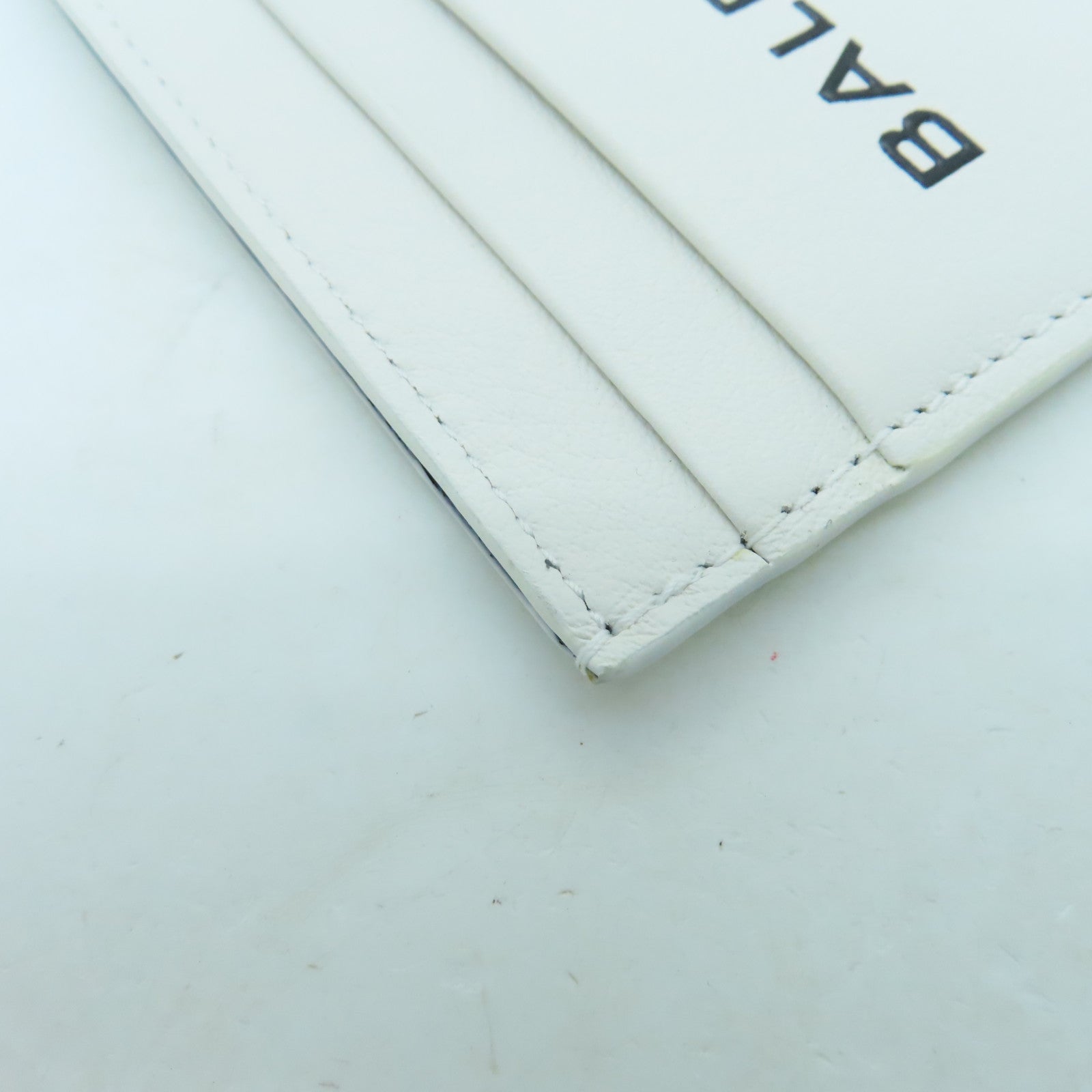 BALENCIAGA 【激減優惠】牛皮皮革Card Case卡片包白色