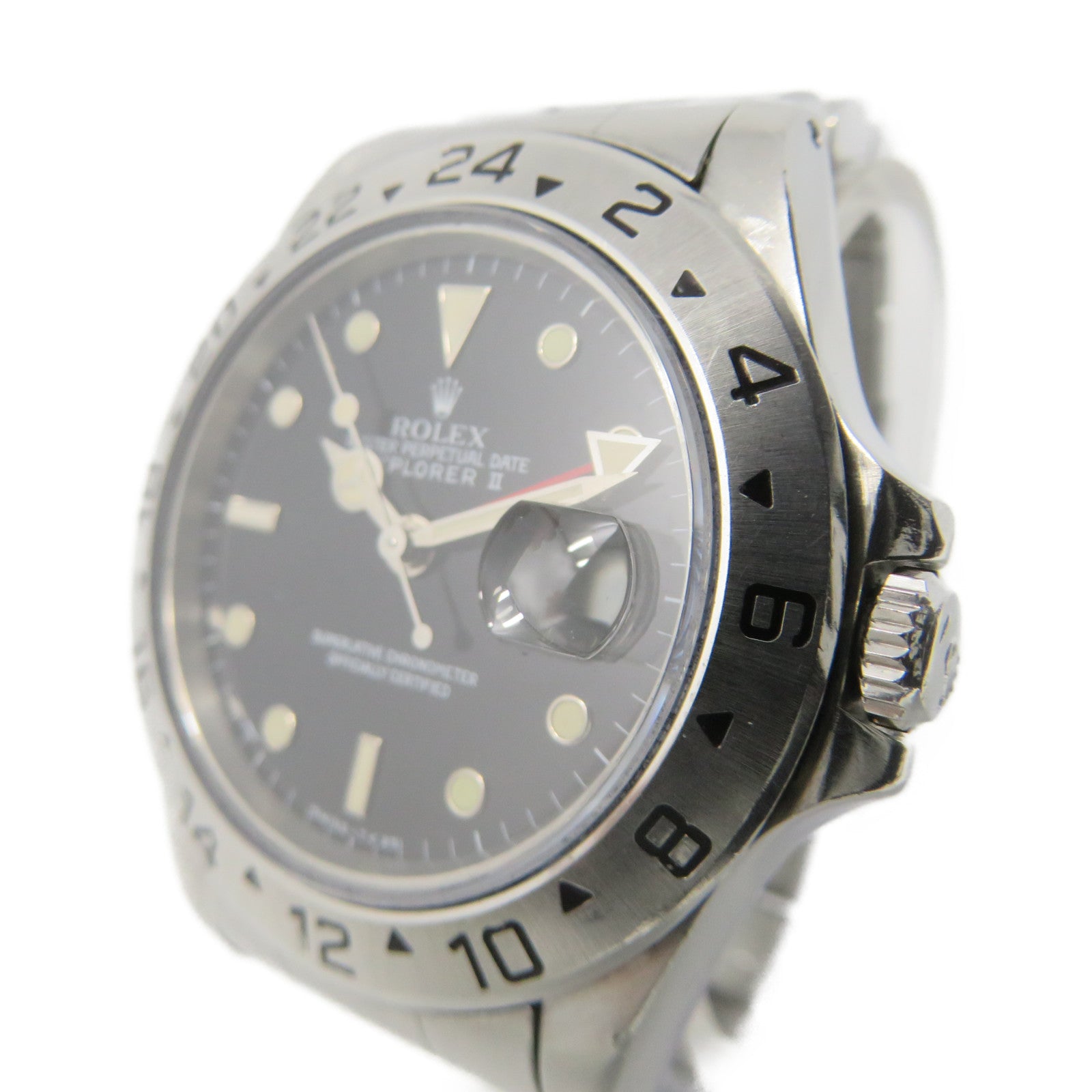 ROLEX ExplorerⅡ Stainless Steel Watch Watch Automatic Movement Watch Black/Silver