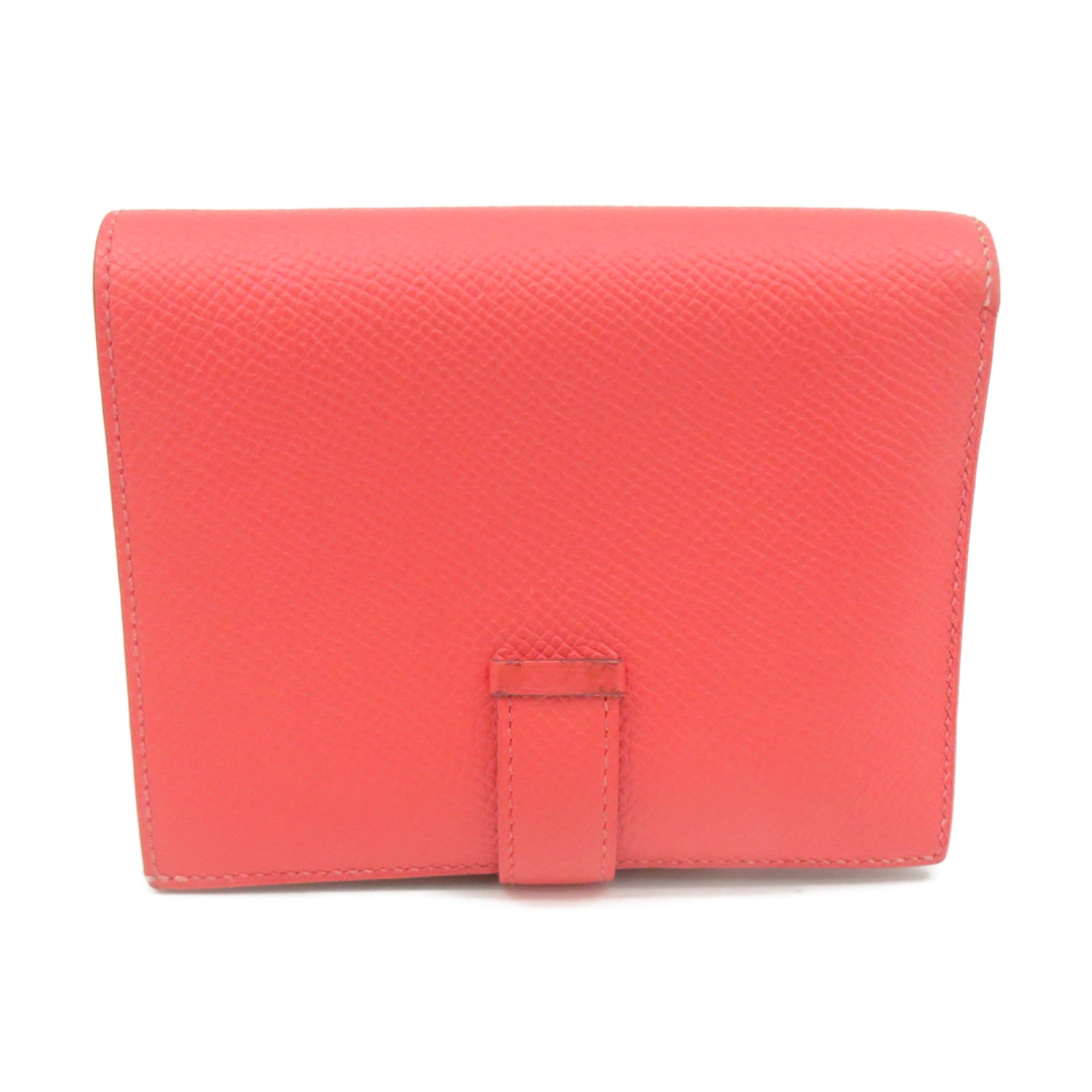 HERMES Epsom皮革Bearn W Snap Wallet銀扣錢包T5