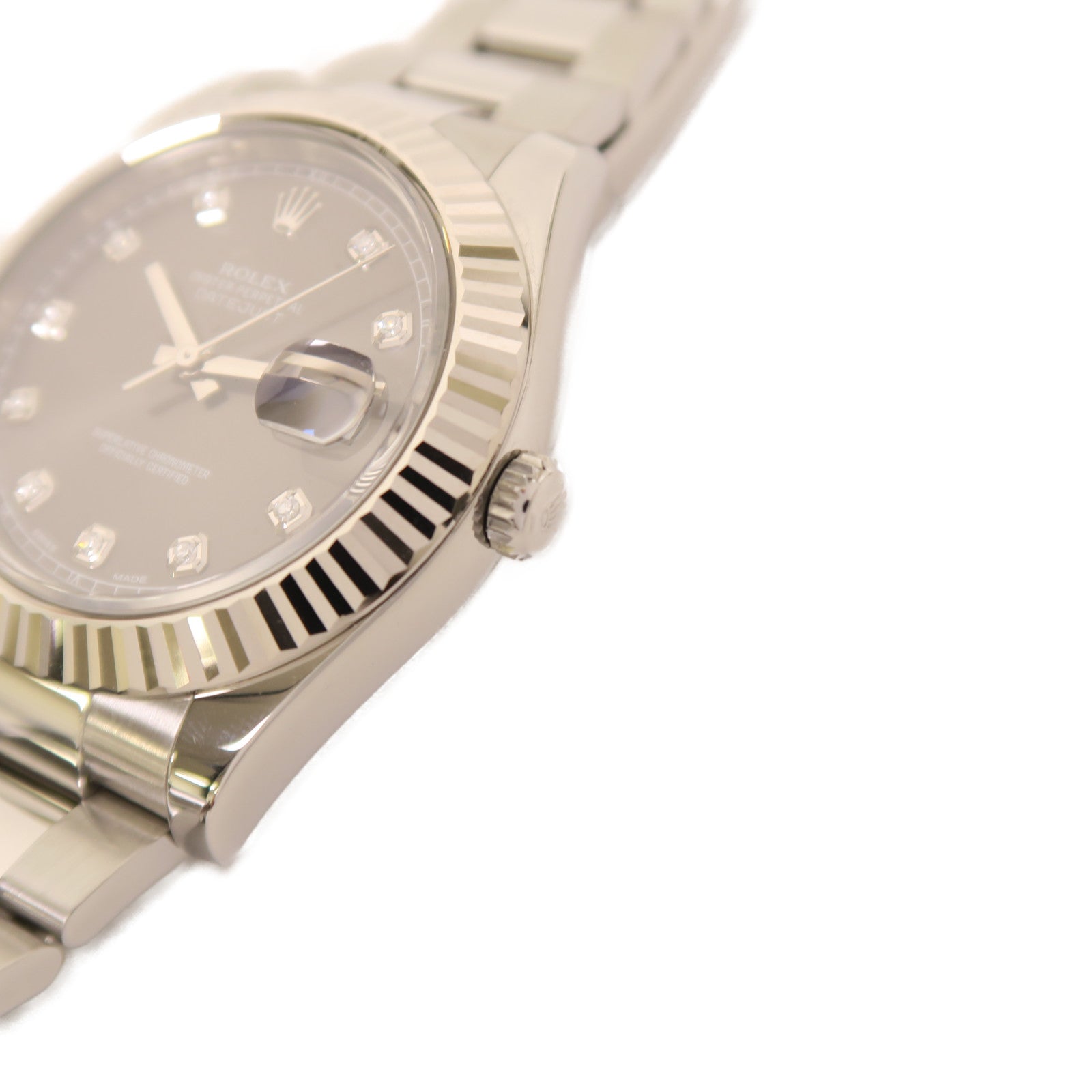 ROLEX 不鏽鋼Datejust手錶自動機芯灰色