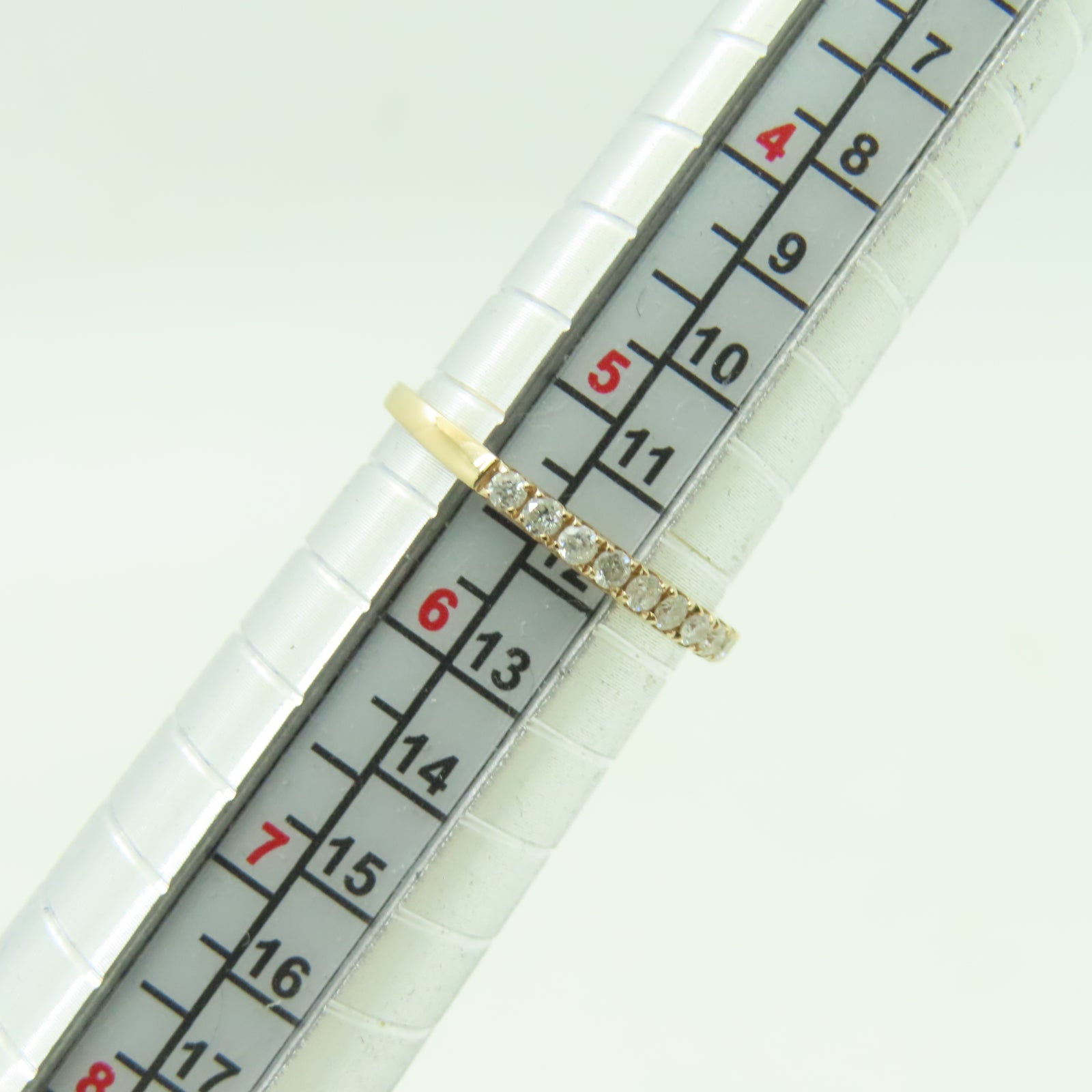 JEWELRY 18K黃金Diamond Ring 0.25ct鑽石戒指US#5.5